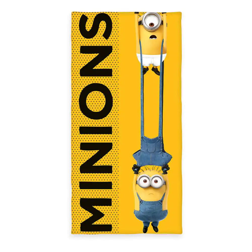 Minions Prosop Velur 75 x 150 cm poza produsului