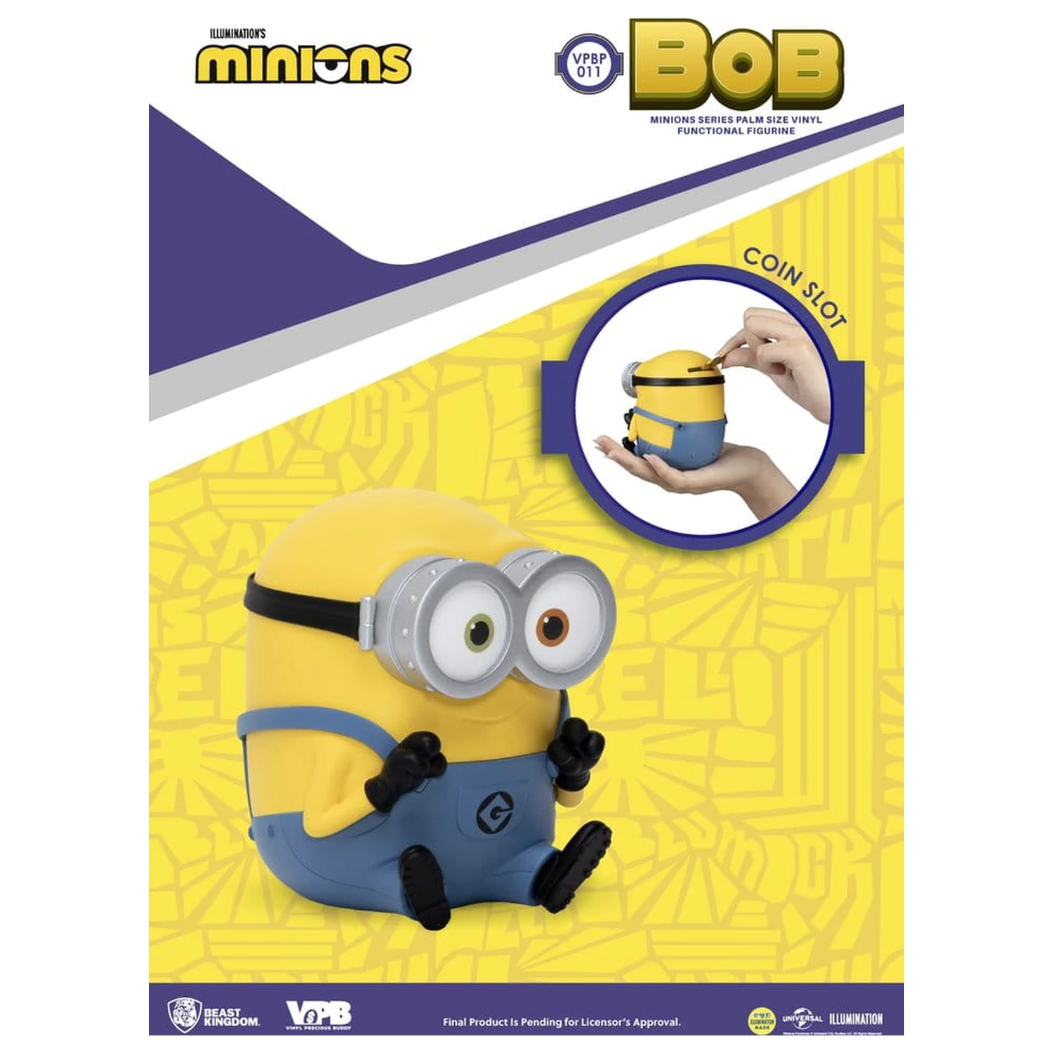 Minions Piggy Vinyl Bank Winnie Bob 10 cm poza produsului