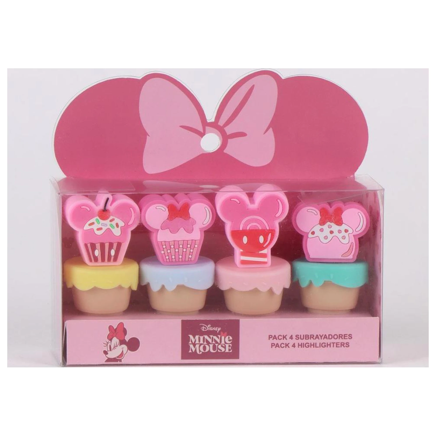 MINNIE Set de 4 mini markere cu evidentiere Alimente poza produsului