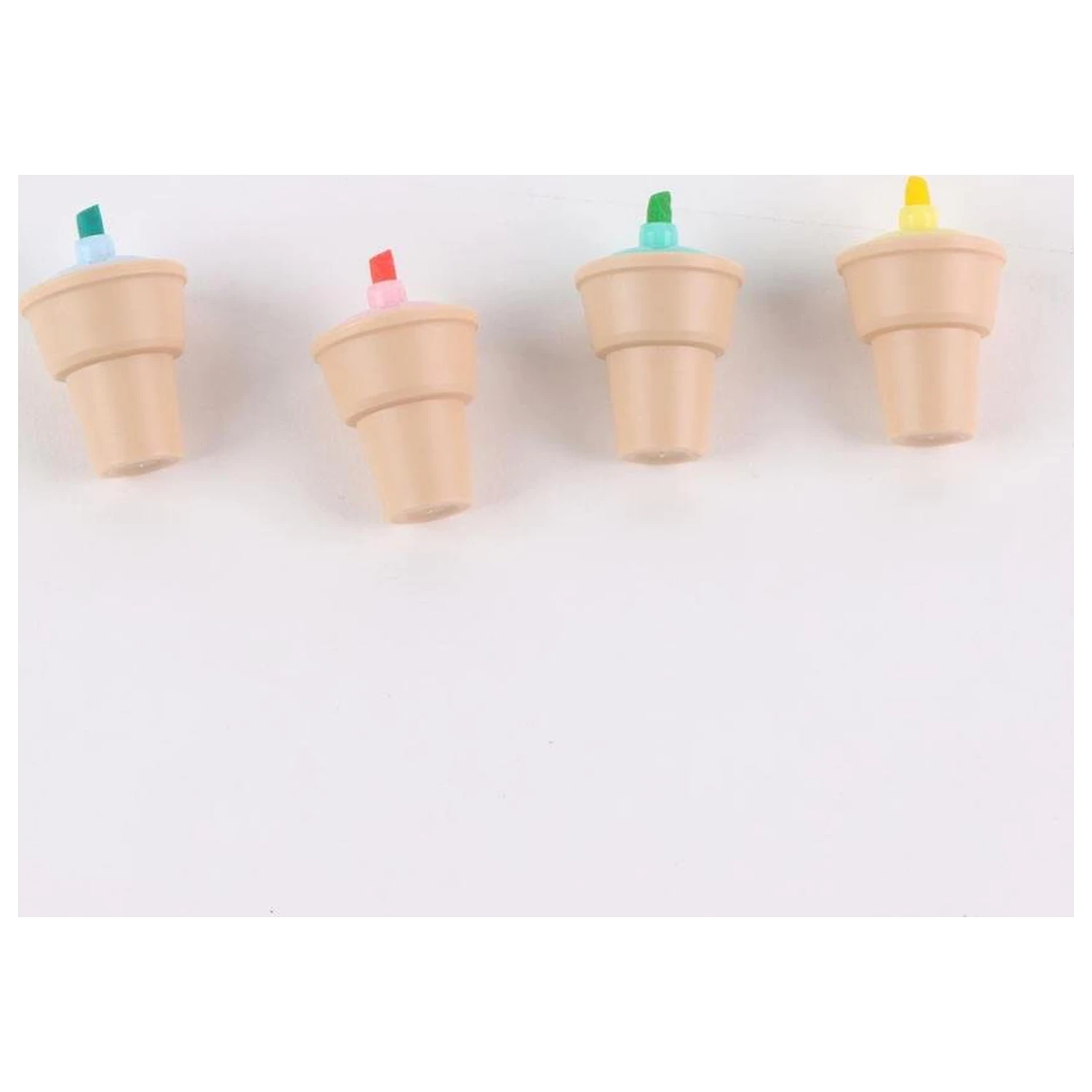MINNIE Set de 4 mini markere cu evidentiere Alimente poza produsului