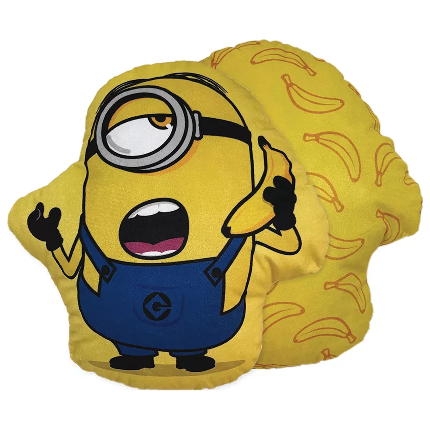Minions Banana Calling Shaped Perna, Perna decorativa 35x33 cm poza produsului