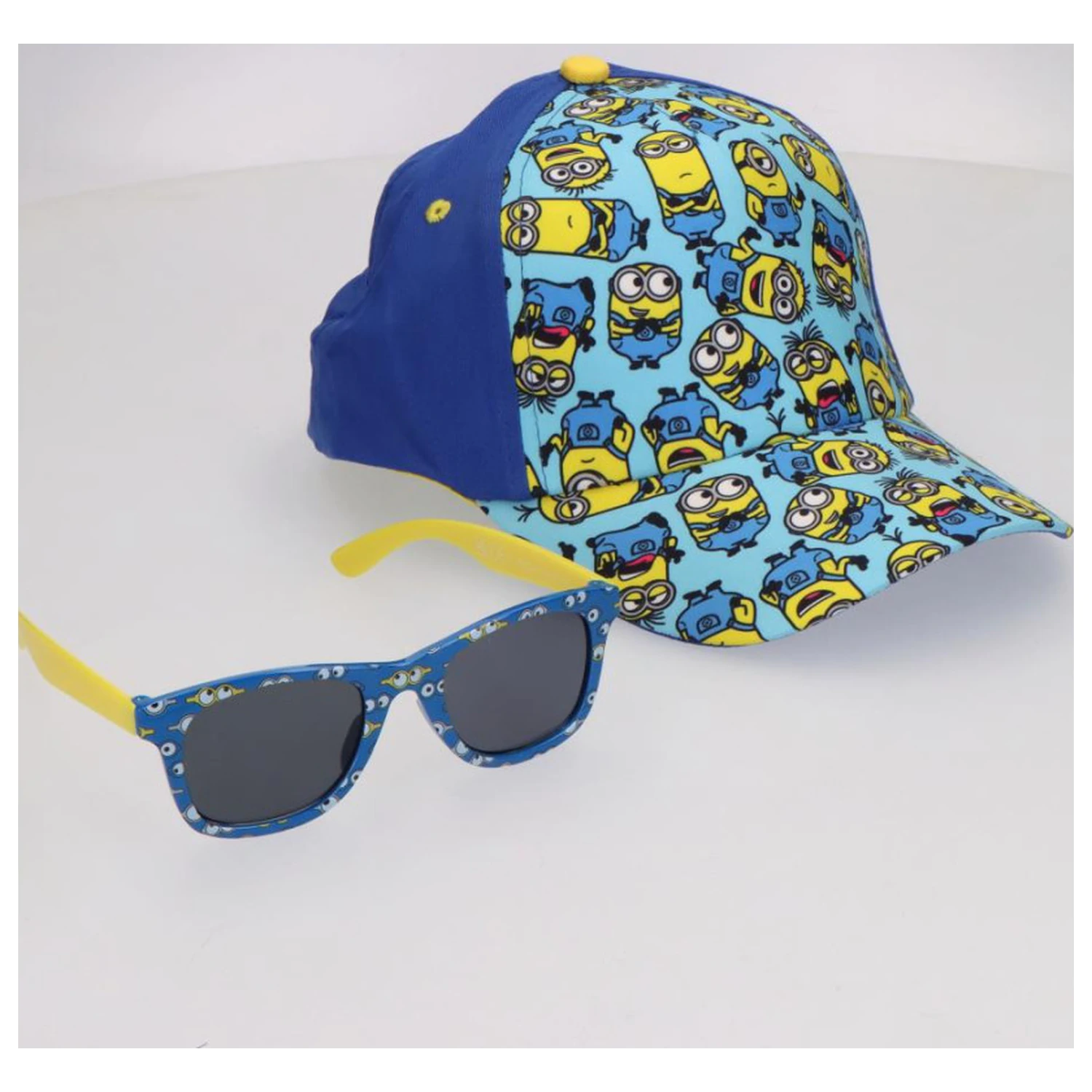 Set Minions Blue ochelari de soare și șapcă de baseball poza produsului