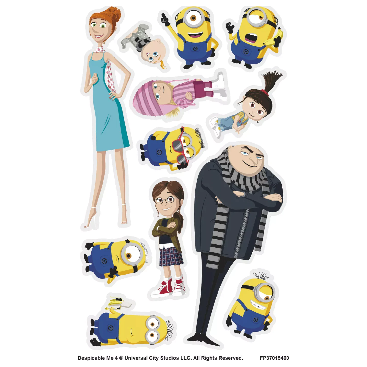 Minions Family Tattoo 12 bucăți poza produsului