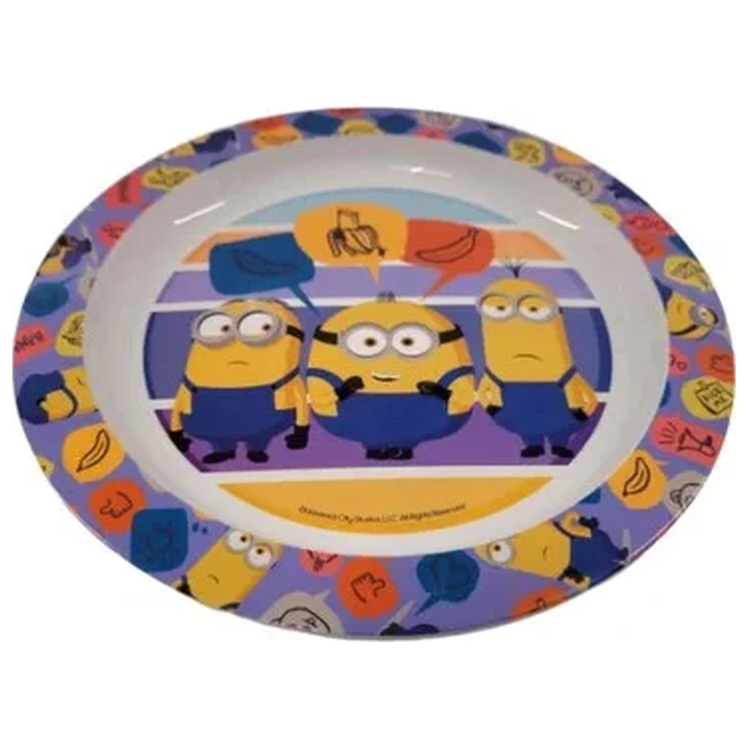 Minions Striped Micro farfurie de cină 22 cm poza produsului