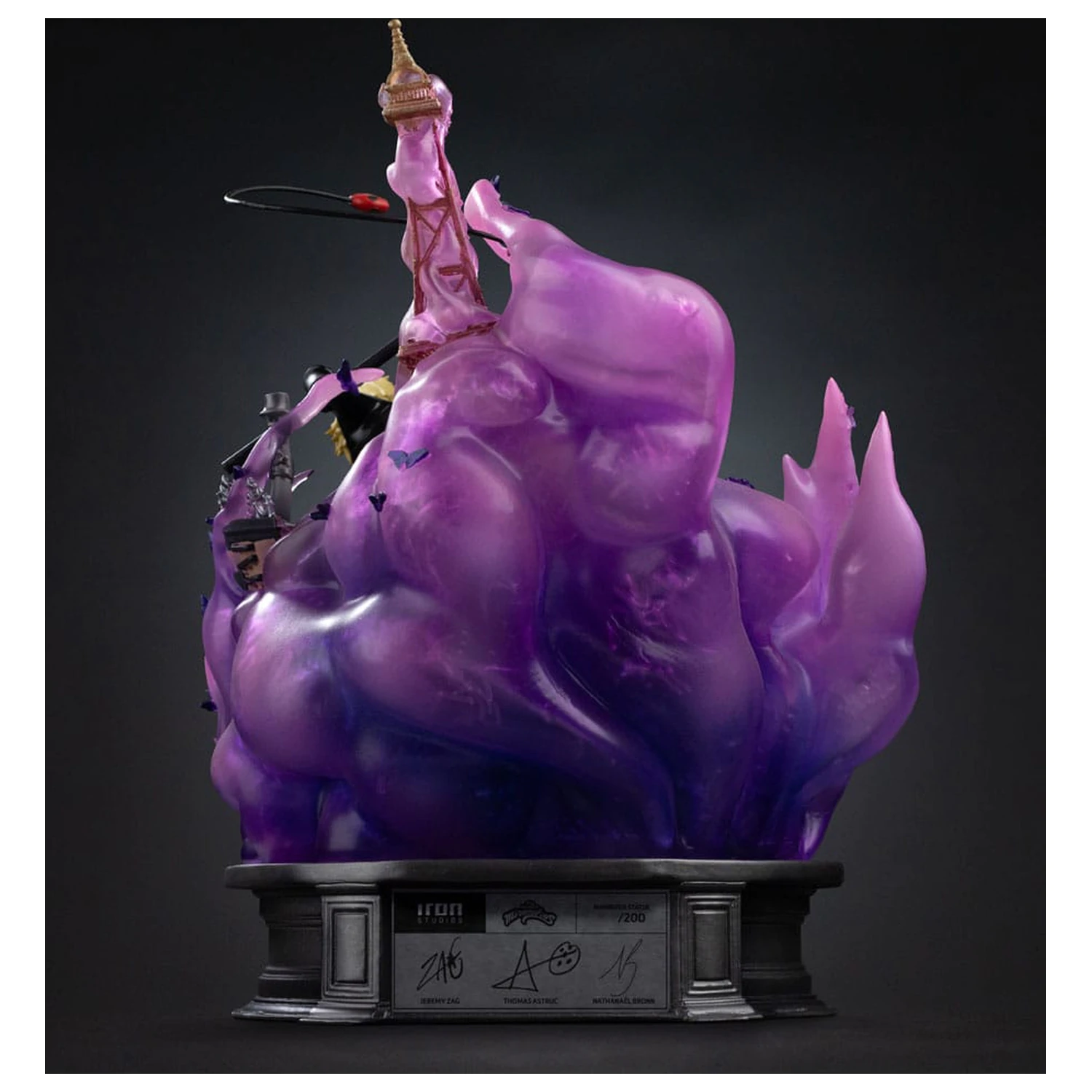 Miraculous Deluxe Art Scale Statue Scară Artistică Deluxe 1/10 Lady Bug și Cat Noir Ediție Semnată 23 cm poza produsului