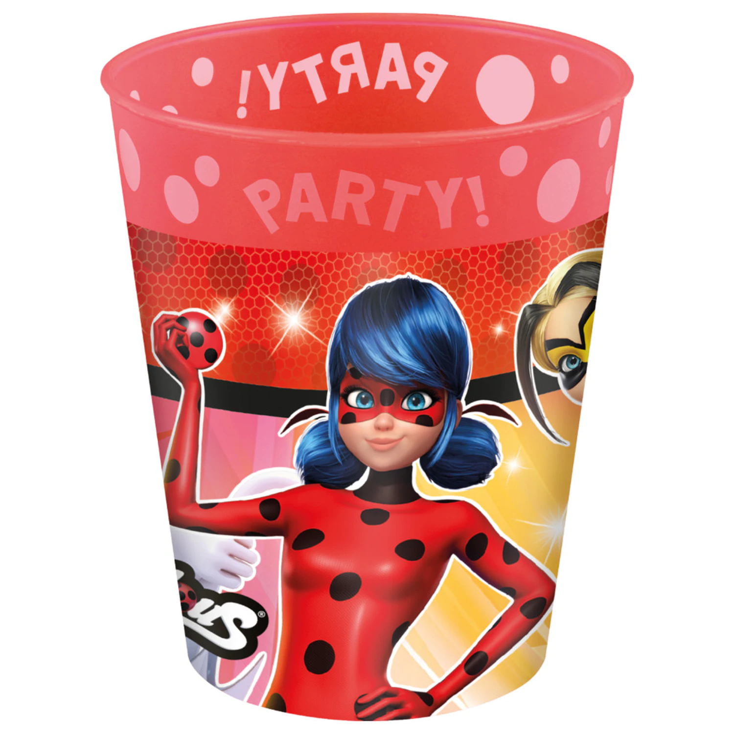 Miraculous Hero set 4 micro premium cupe din plastic, 250 ml poza produsului