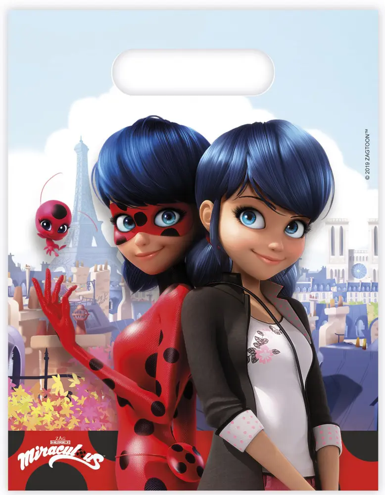 Miraculous Ladybug, Ladybug and Cat Noir Adventures Geantă Cadou Pachet de 6 poza produsului