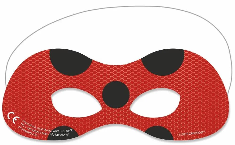 Miraculous Ladybug Set de măști de 6 bucăți poza produsului