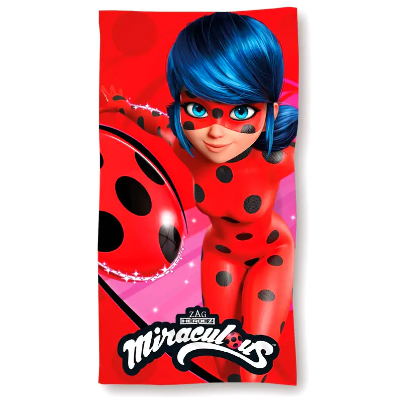 Prosop de plajă din microfibră Miraculous Ladybug poza produsului
