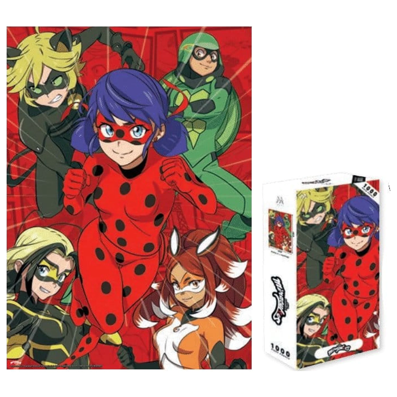Miraculous (Manga Style) puzzle (1000 de piese) poza produsului