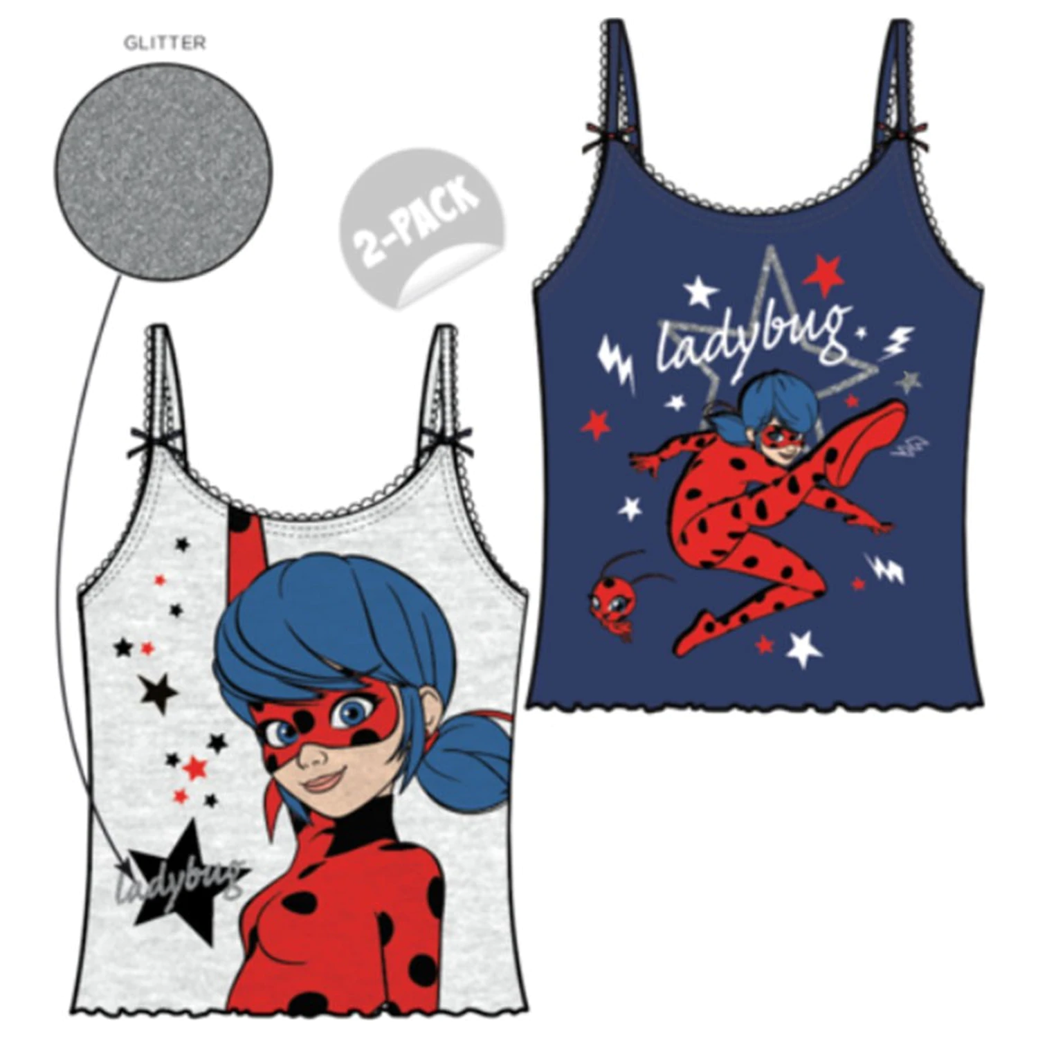 Miraculous Star set din 2 piese maiou copii 9-10 ani / 134-140 cm poza produsului