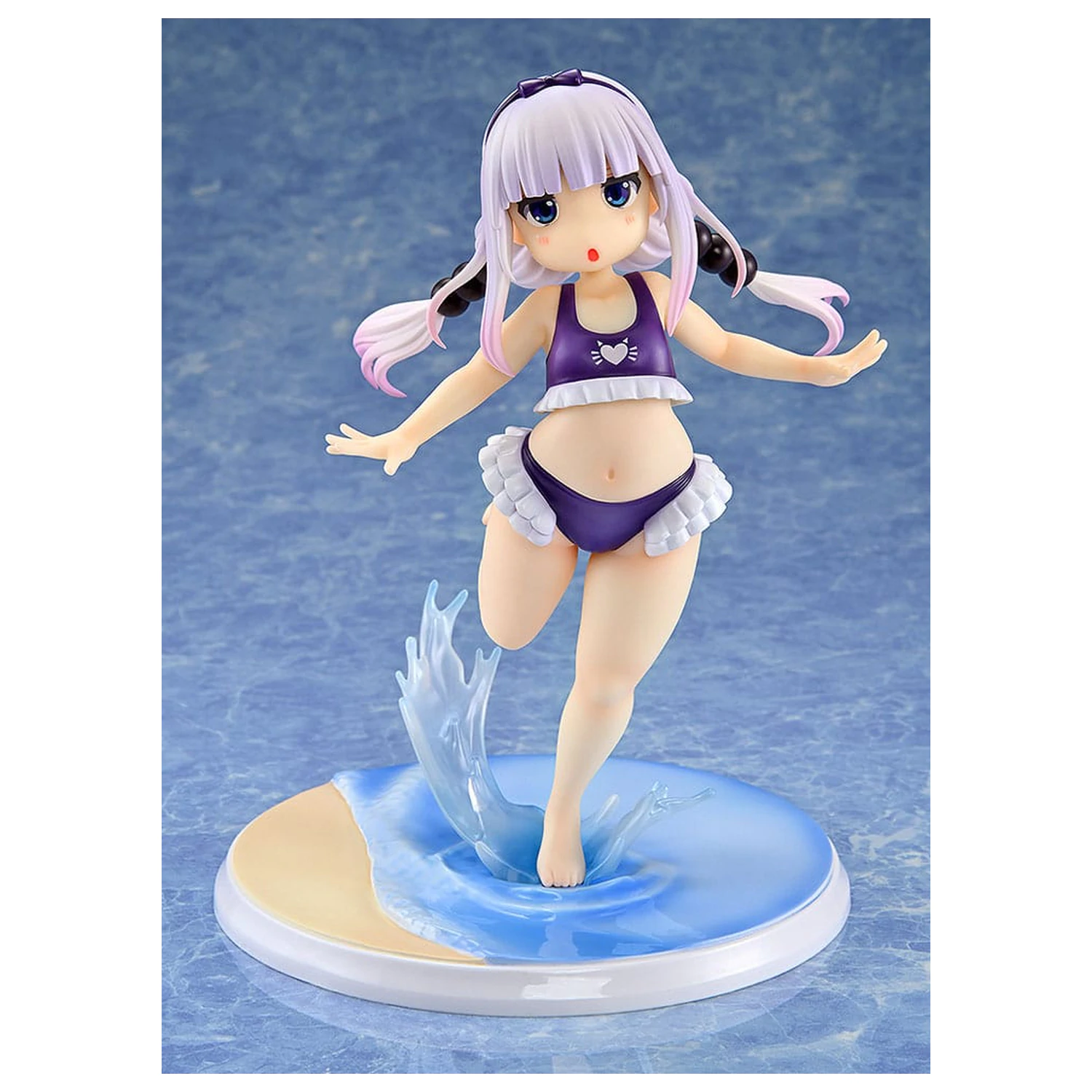 Miss Kobayashi's Dragon Maid Statuie din PVC 1/6 Kanna Kamui: Excited to Wear a Swimsuit at Home Ver. (Purple) 20 cm poza produsului
