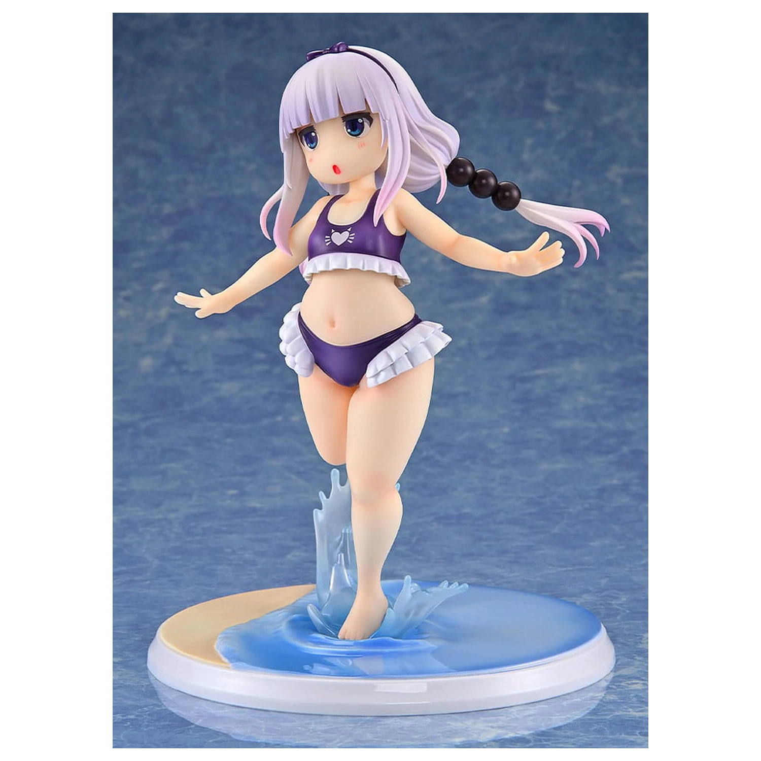 Miss Kobayashi's Dragon Maid Statuie din PVC 1/6 Kanna Kamui: Excited to Wear a Swimsuit at Home Ver. (Purple) 20 cm poza produsului