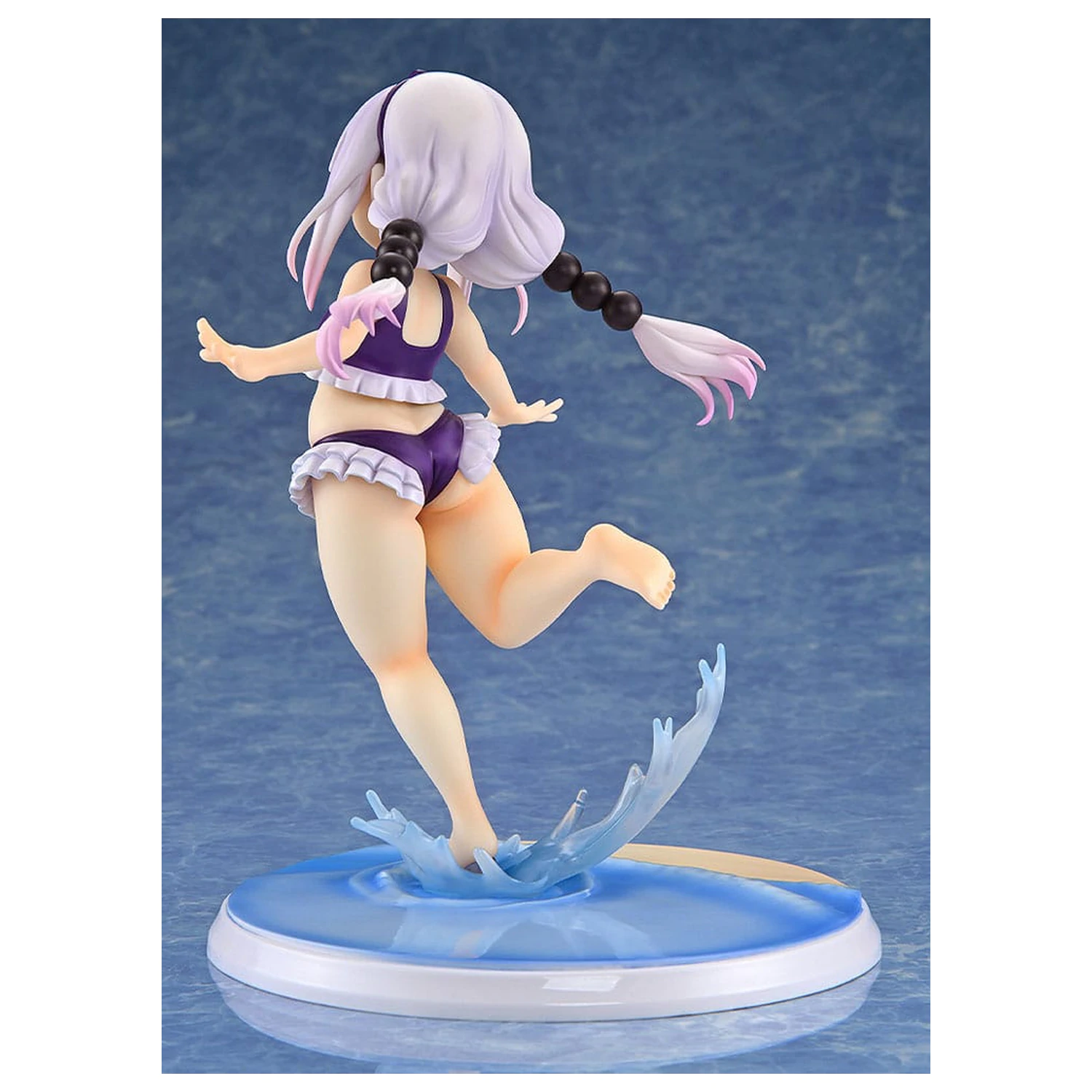 Miss Kobayashi's Dragon Maid Statuie din PVC 1/6 Kanna Kamui: Excited to Wear a Swimsuit at Home Ver. (Purple) 20 cm poza produsului