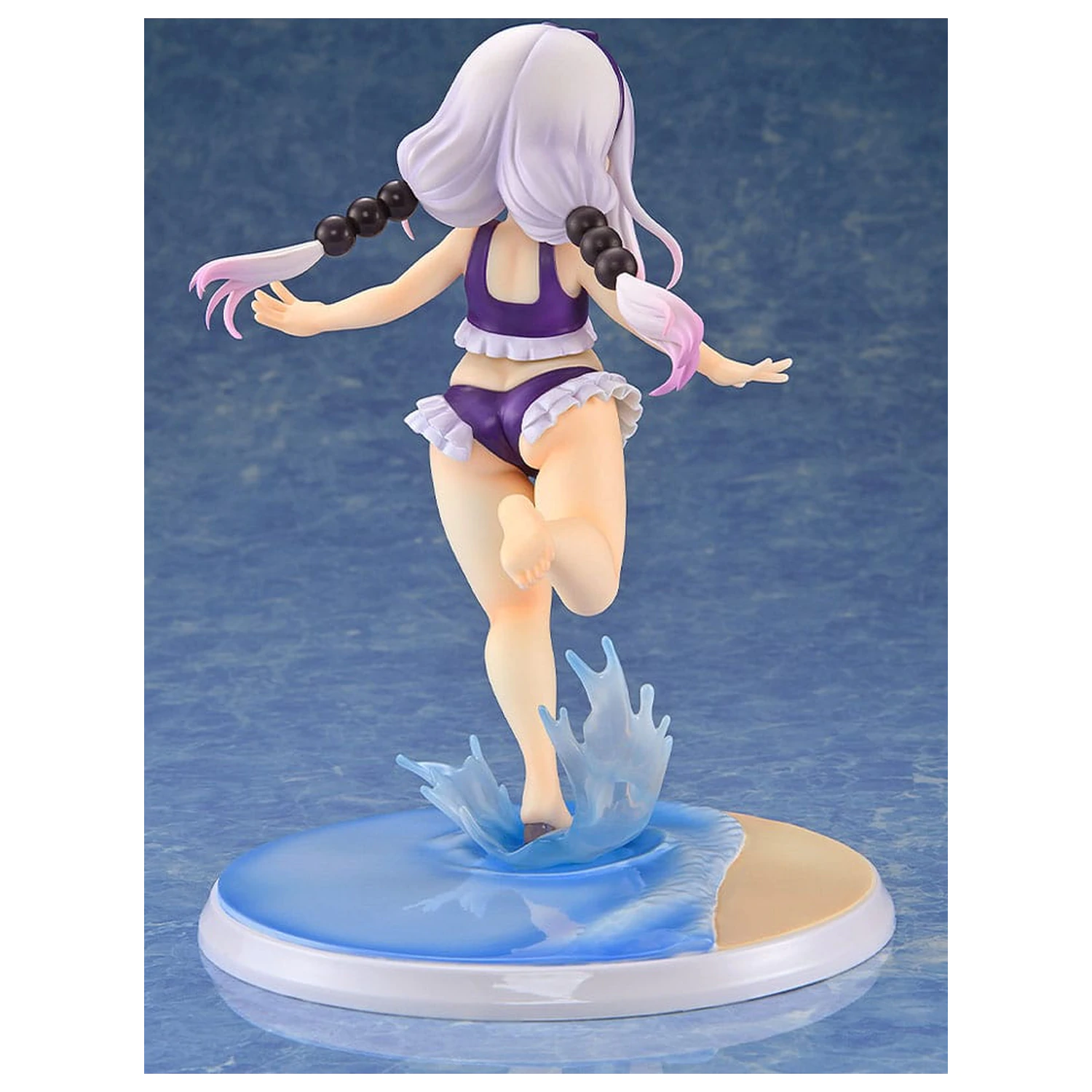 Miss Kobayashi's Dragon Maid Statuie din PVC 1/6 Kanna Kamui: Excited to Wear a Swimsuit at Home Ver. (Purple) 20 cm poza produsului