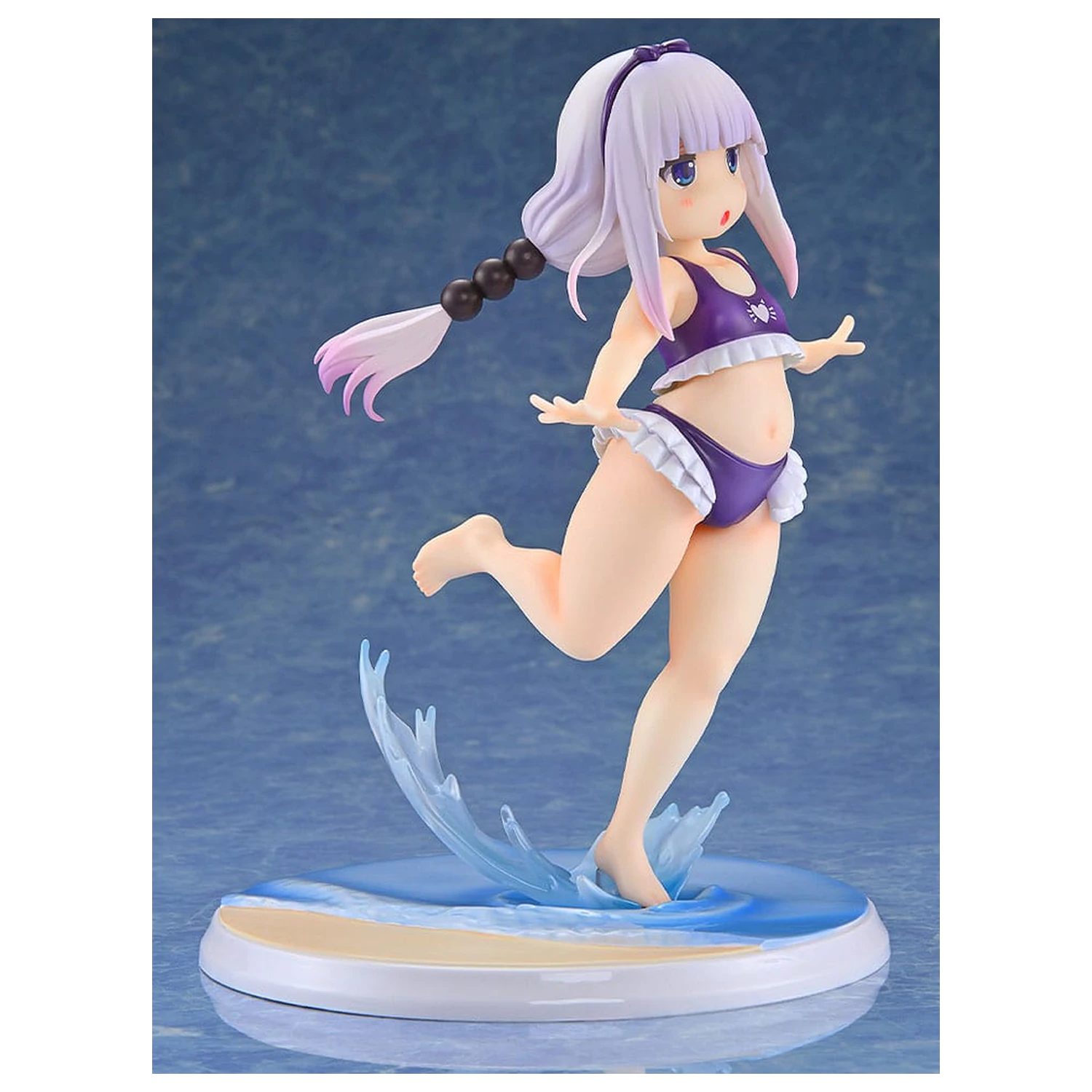 Miss Kobayashi's Dragon Maid Statuie din PVC 1/6 Kanna Kamui: Excited to Wear a Swimsuit at Home Ver. (Purple) 20 cm poza produsului