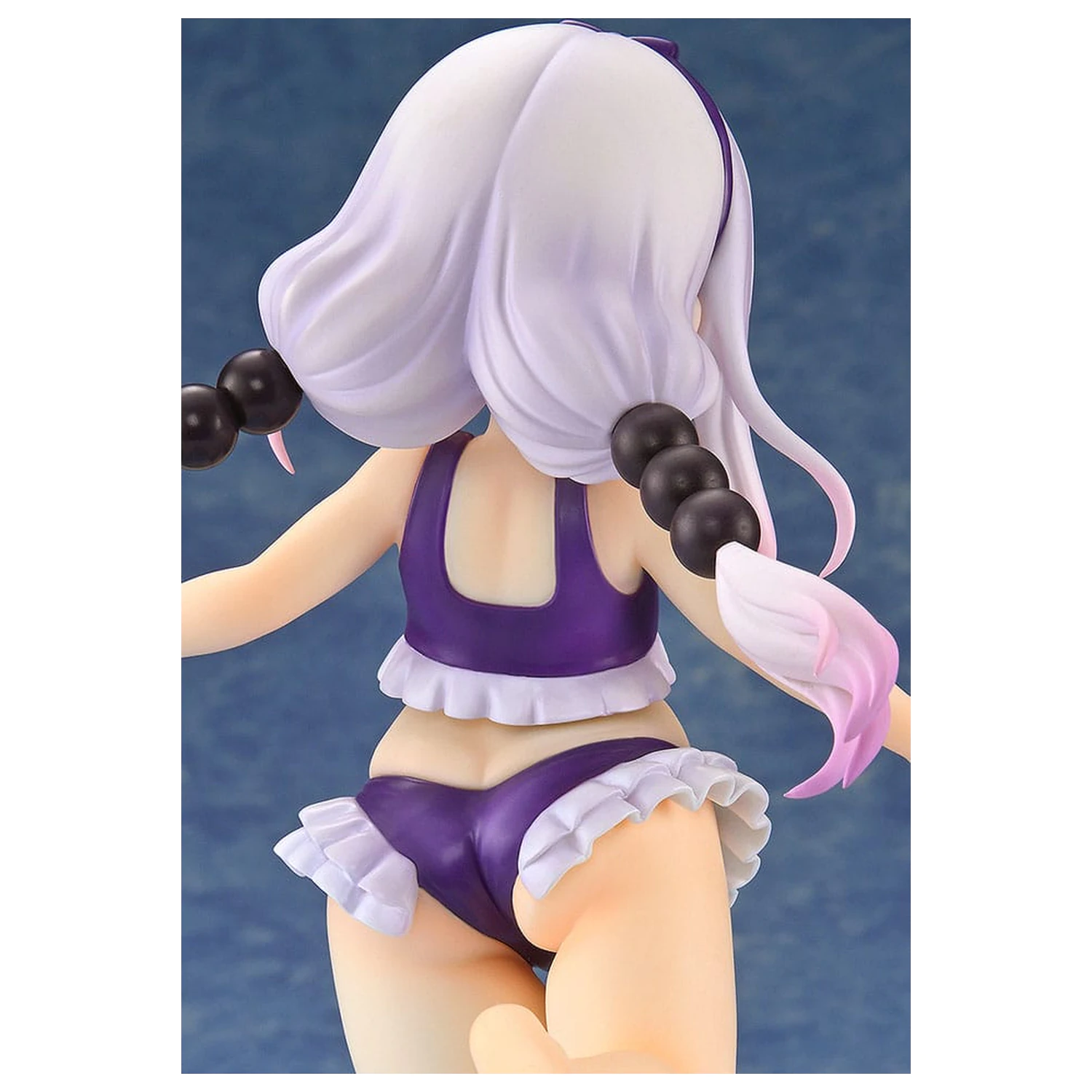 Miss Kobayashi's Dragon Maid Statuie din PVC 1/6 Kanna Kamui: Excited to Wear a Swimsuit at Home Ver. (Purple) 20 cm poza produsului
