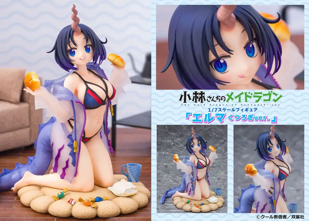 Miss Kobayashi´s Dragon Maid Statuie din PVC 1/7 Elma Dragon hoodie Ver. 20 cm poza produsului