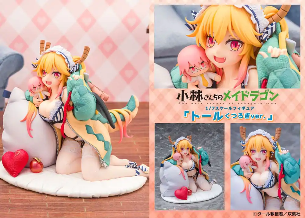 Miss Kobayashi´s Dragon Maid PVC Statueta 1/7 Tohru Dragon hoodie Ver. 15 cm poza produsului