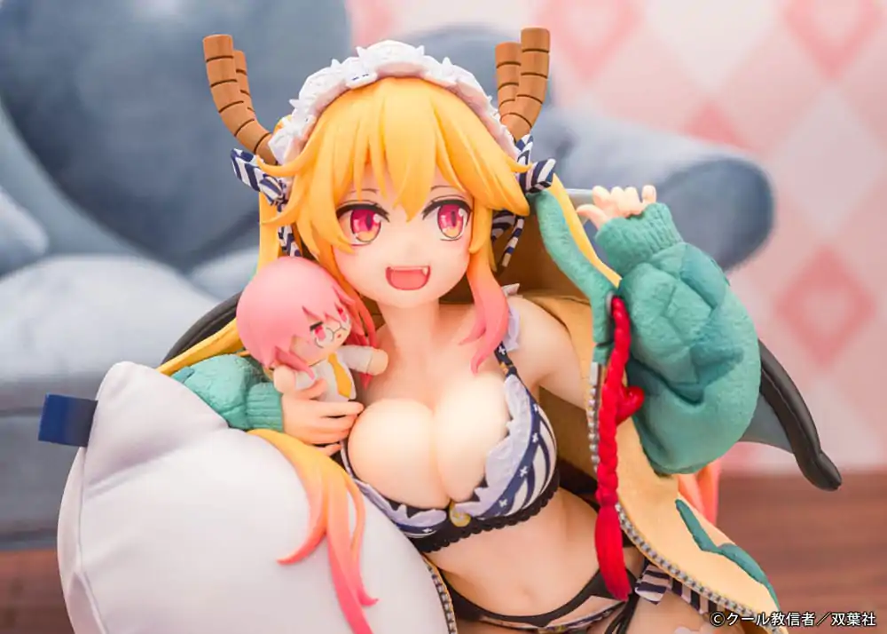 Miss Kobayashi´s Dragon Maid PVC Statueta 1/7 Tohru Dragon hoodie Ver. 15 cm poza produsului