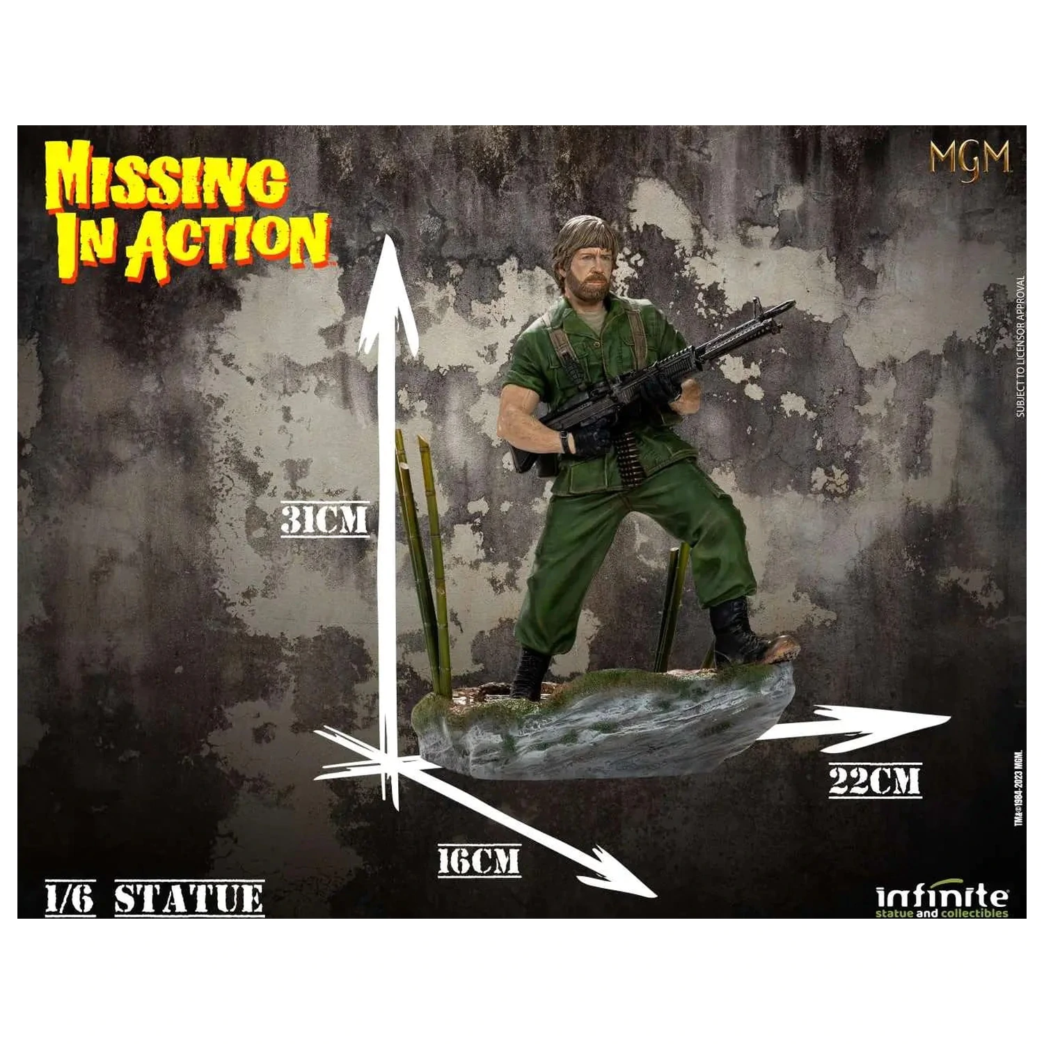 Missing In Action Colonel James Braddock Statuie 1/6 31 cm poza produsului