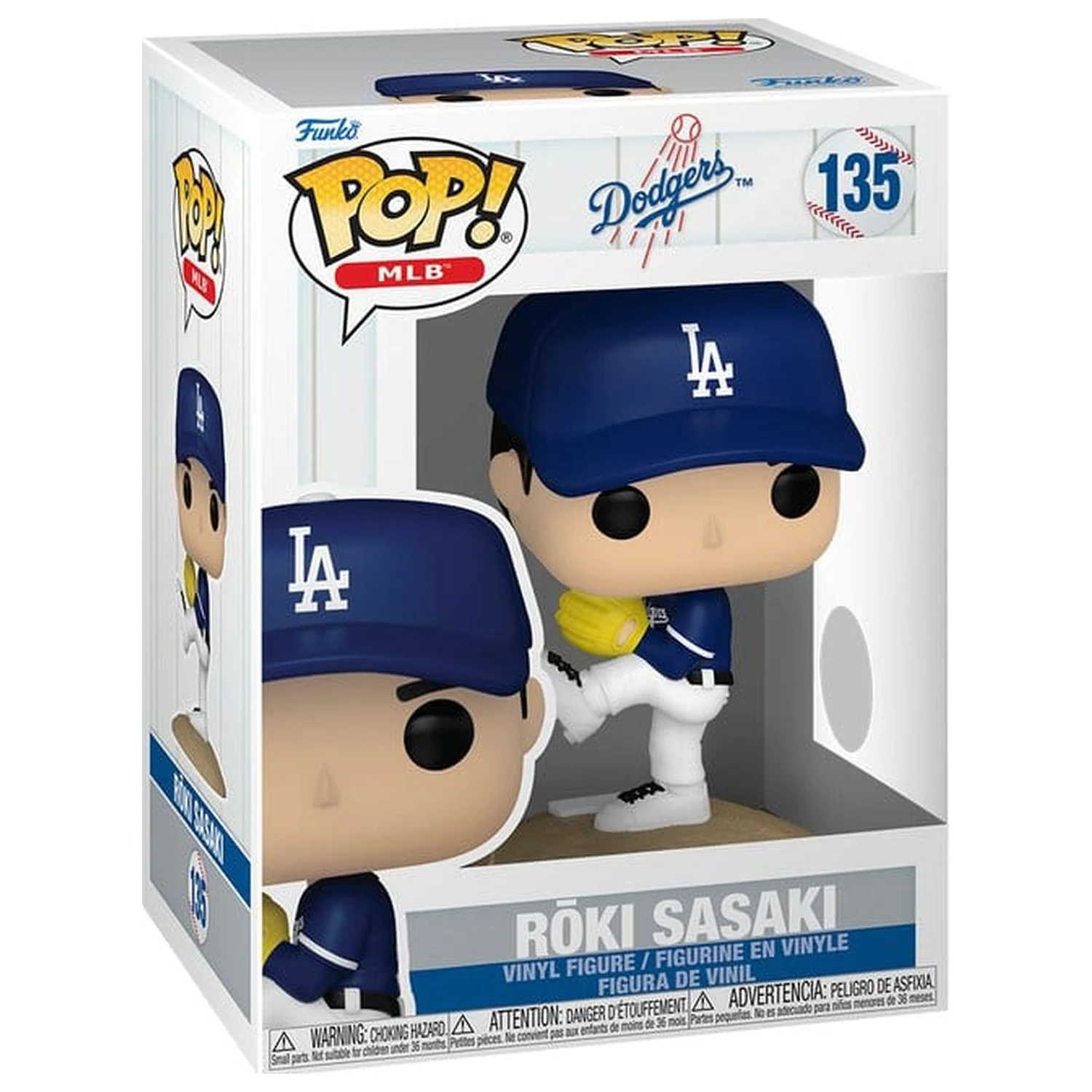 MLB Funko POP! Figurina de vinil Dodgers- Roki Sasaki 9 cm poza produsului