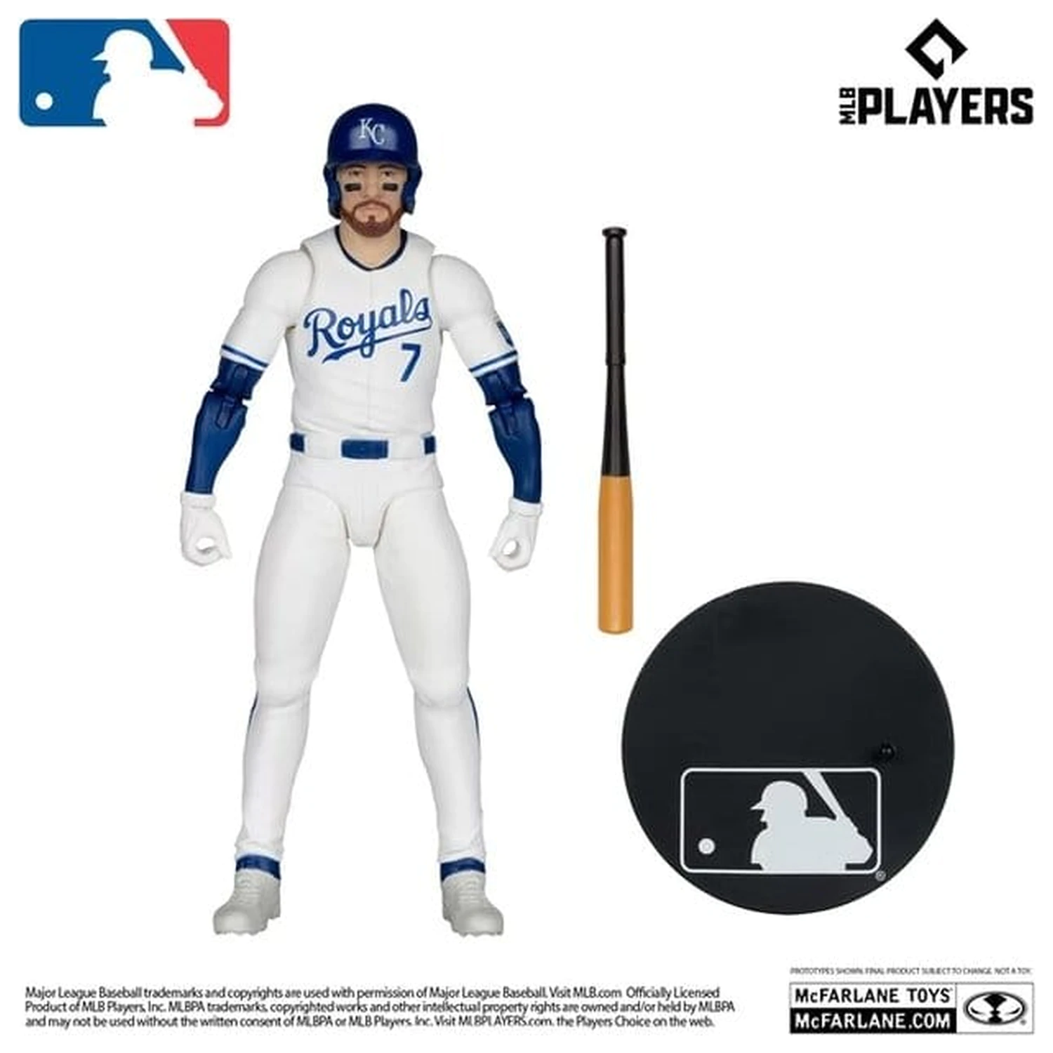 Figurina de actiune MLB McFarlane SportsPicks Bobby Witt Jr. (Kansas City Royals) 15 cm poza produsului