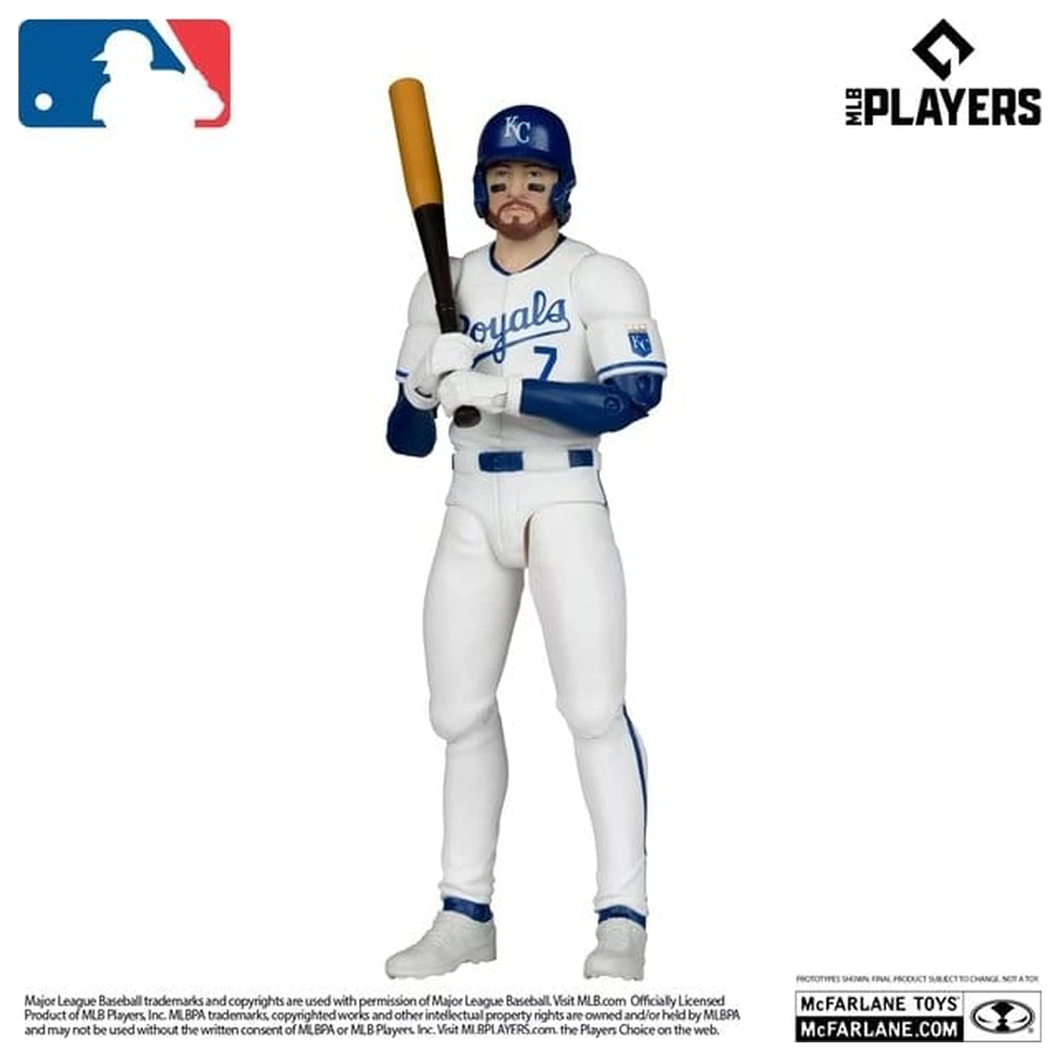 Figurina de actiune MLB McFarlane SportsPicks Bobby Witt Jr. (Kansas City Royals) 15 cm poza produsului