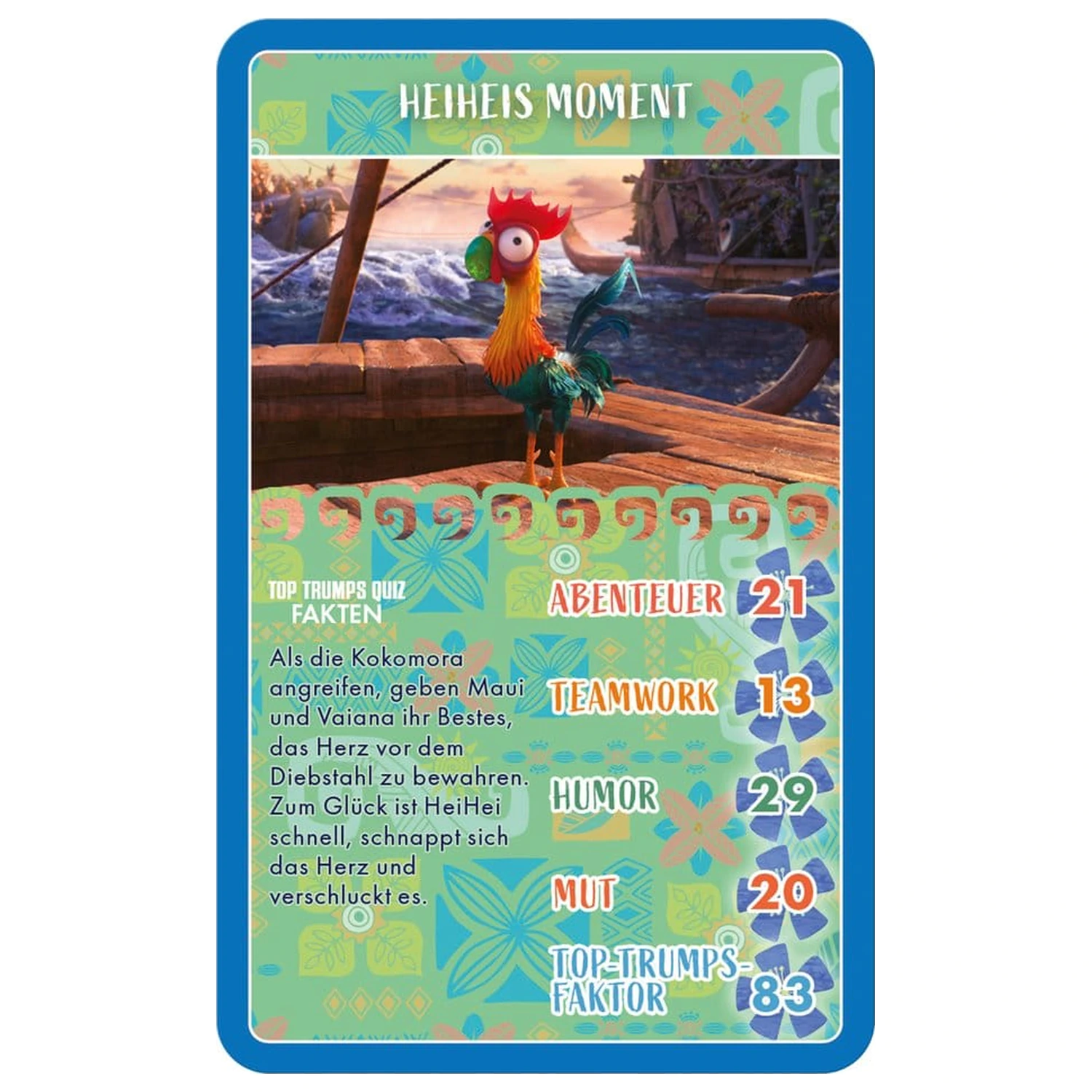 Moana Card Game Top Trumps *German Version* poza produsului