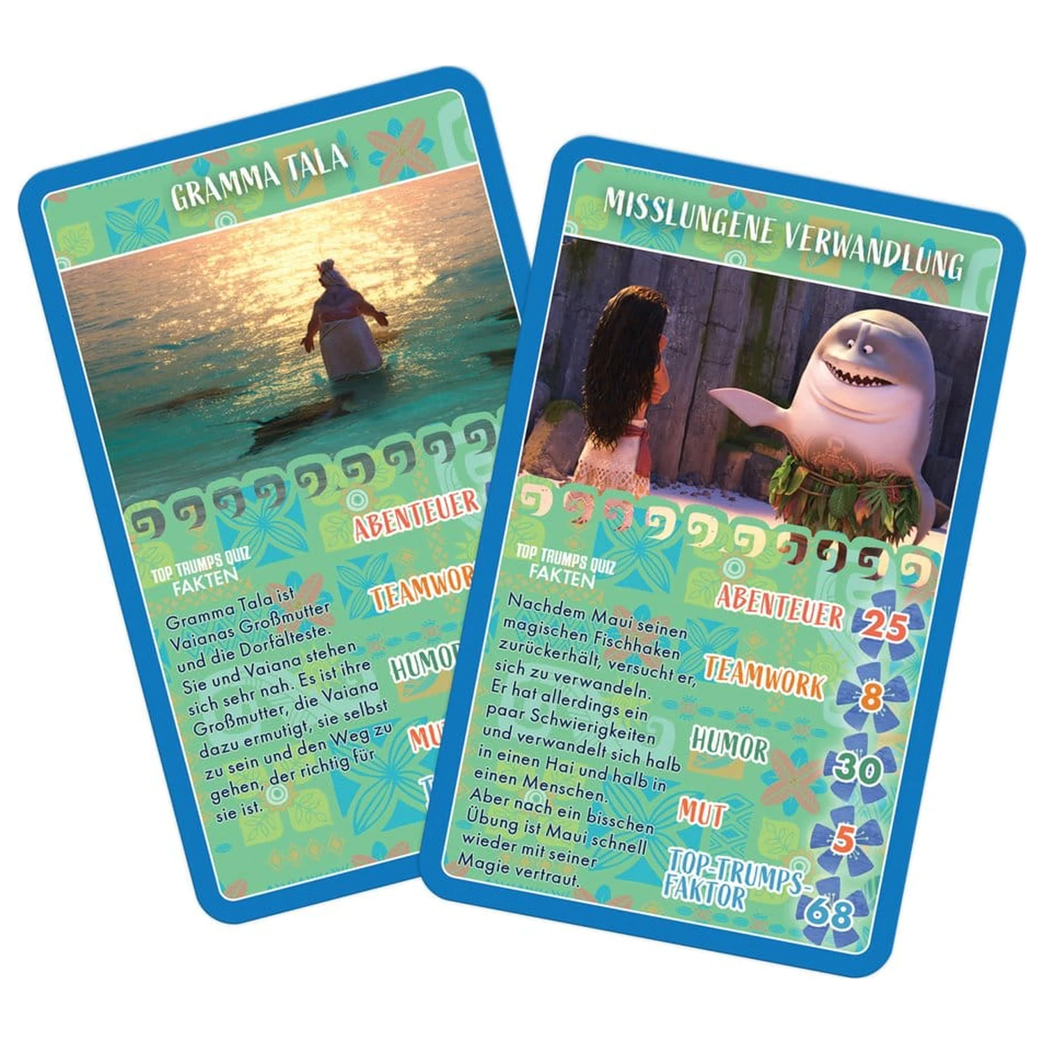 Moana Card Game Top Trumps *German Version* poza produsului