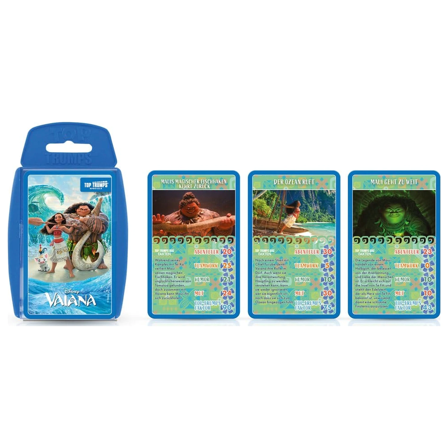 Moana Card Game Top Trumps *German Version* poza produsului