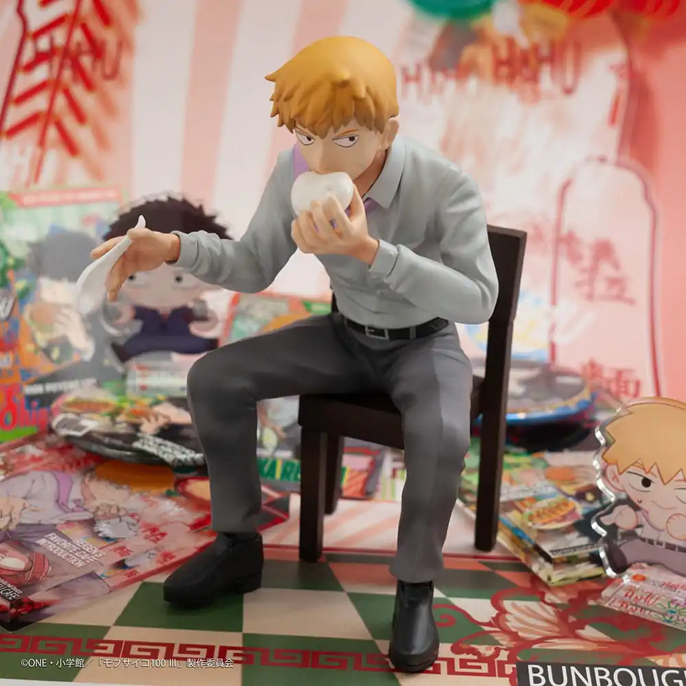 Mob Psycho 100 III x Bunbougu Cafe 2022 Statuie PVC Arataka Reigen 14 cm poza produsului