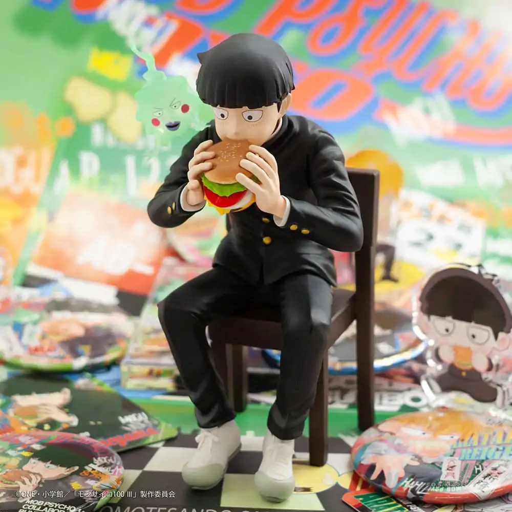 Mob Psycho 100 III x Bunbougu Cafe 2022 Statueta PVC Shigeo Kageyama &amp; Ekubo 13 cm poza produsului