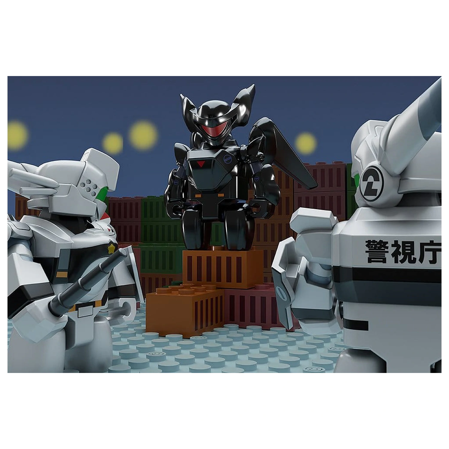 Mobile Police Patlabor Brickroid figurină de acțiune AV-98 Ingram Unit 2 5 cm poza produsului
