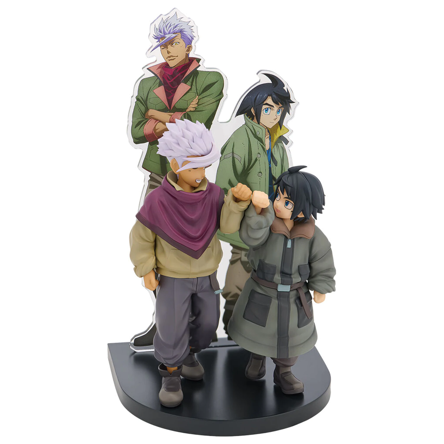 Mobile Suit Gundam Barbatos Iron-Blooded Orphans Augus Mikazuki & Itsuka Ichibansho figurina 18cm poza produsului