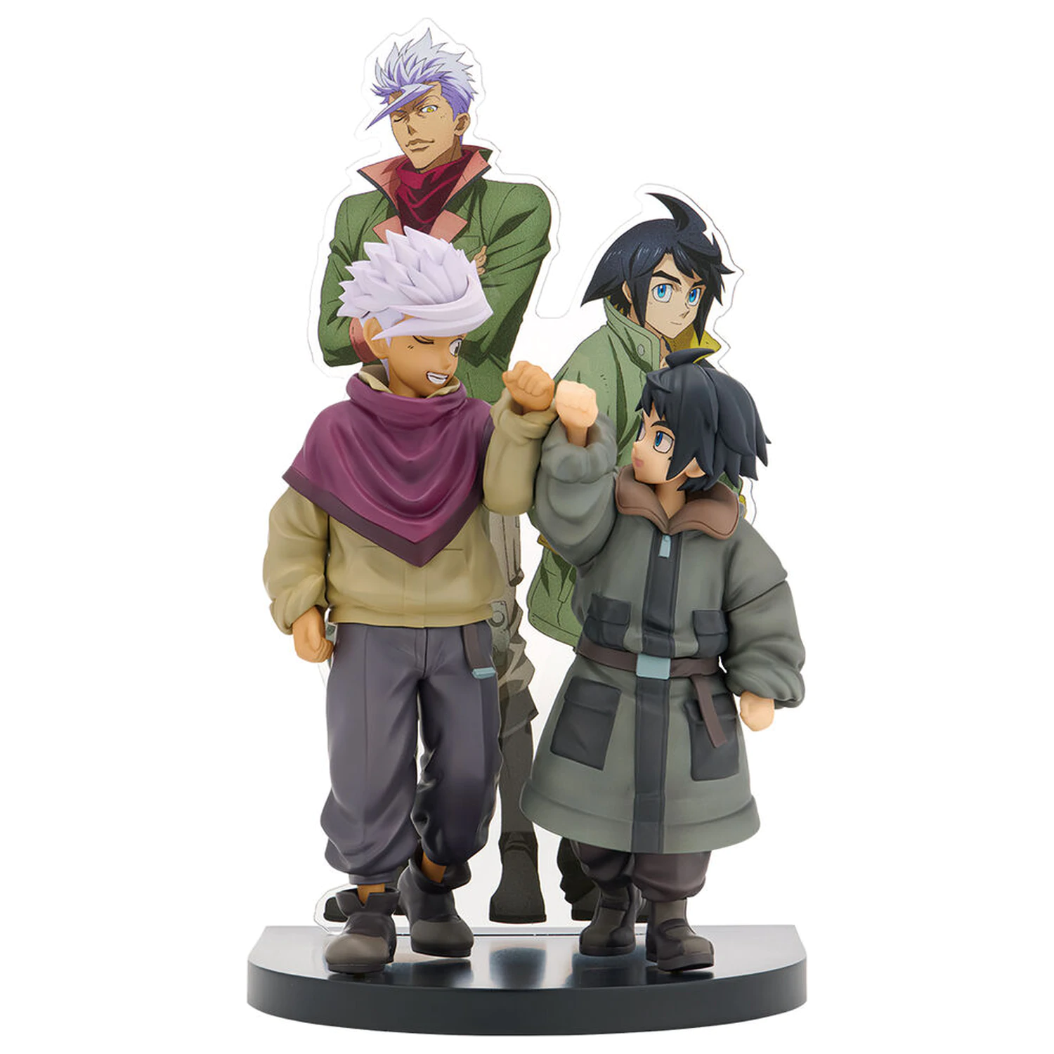 Mobile Suit Gundam Barbatos Iron-Blooded Orphans Augus Mikazuki & Itsuka Ichibansho figurina 18cm poza produsului