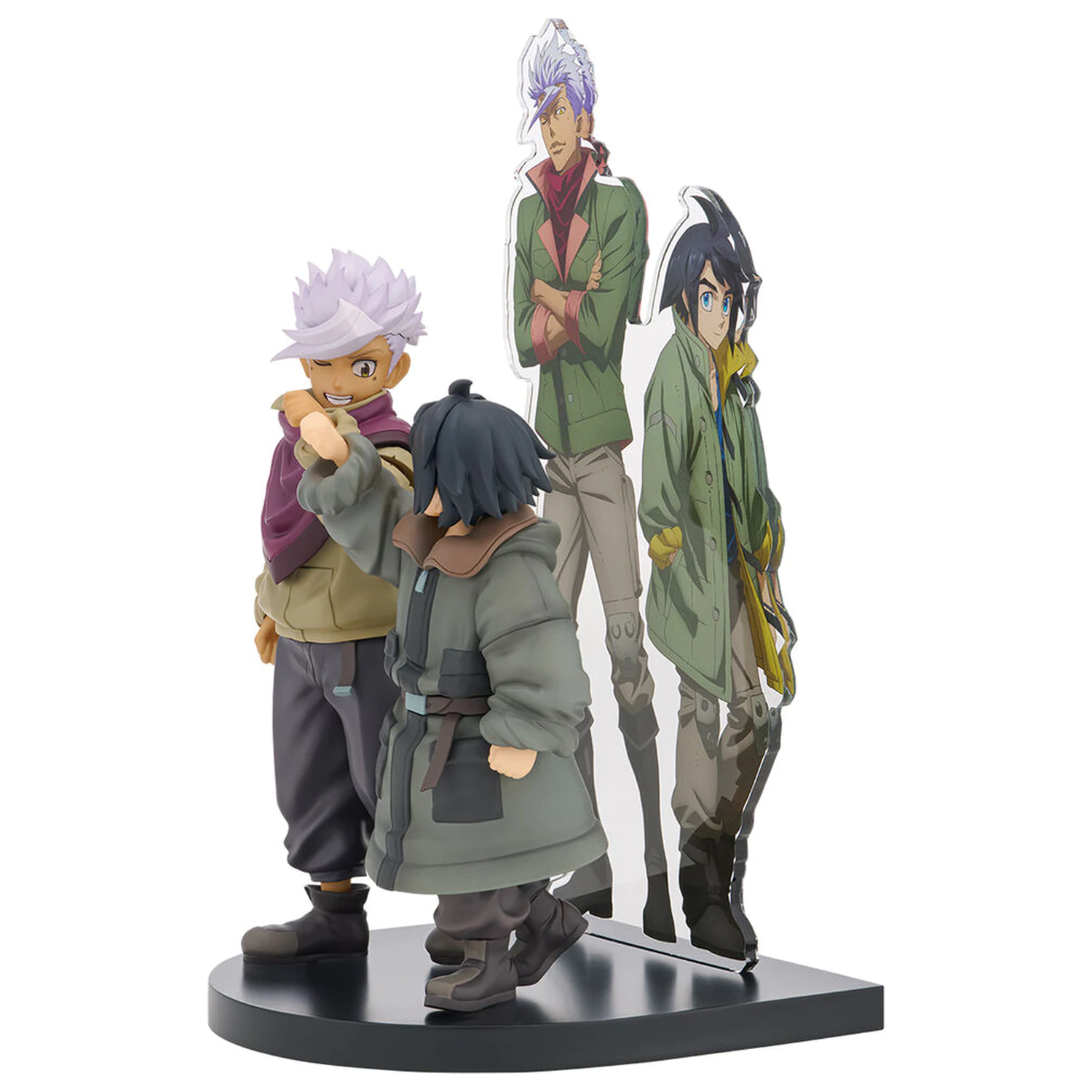 Mobile Suit Gundam Barbatos Iron-Blooded Orphans Augus Mikazuki & Itsuka Ichibansho figurina 18cm poza produsului