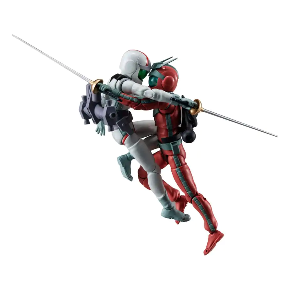 Mobile Suit Gundam G.M.G. Collection EX 09 Action Figures 2-Pack Earth Federation Amuro Ray & Char Aznable Normal Suit Ver. (cu cadou) 10 cm poza produsului