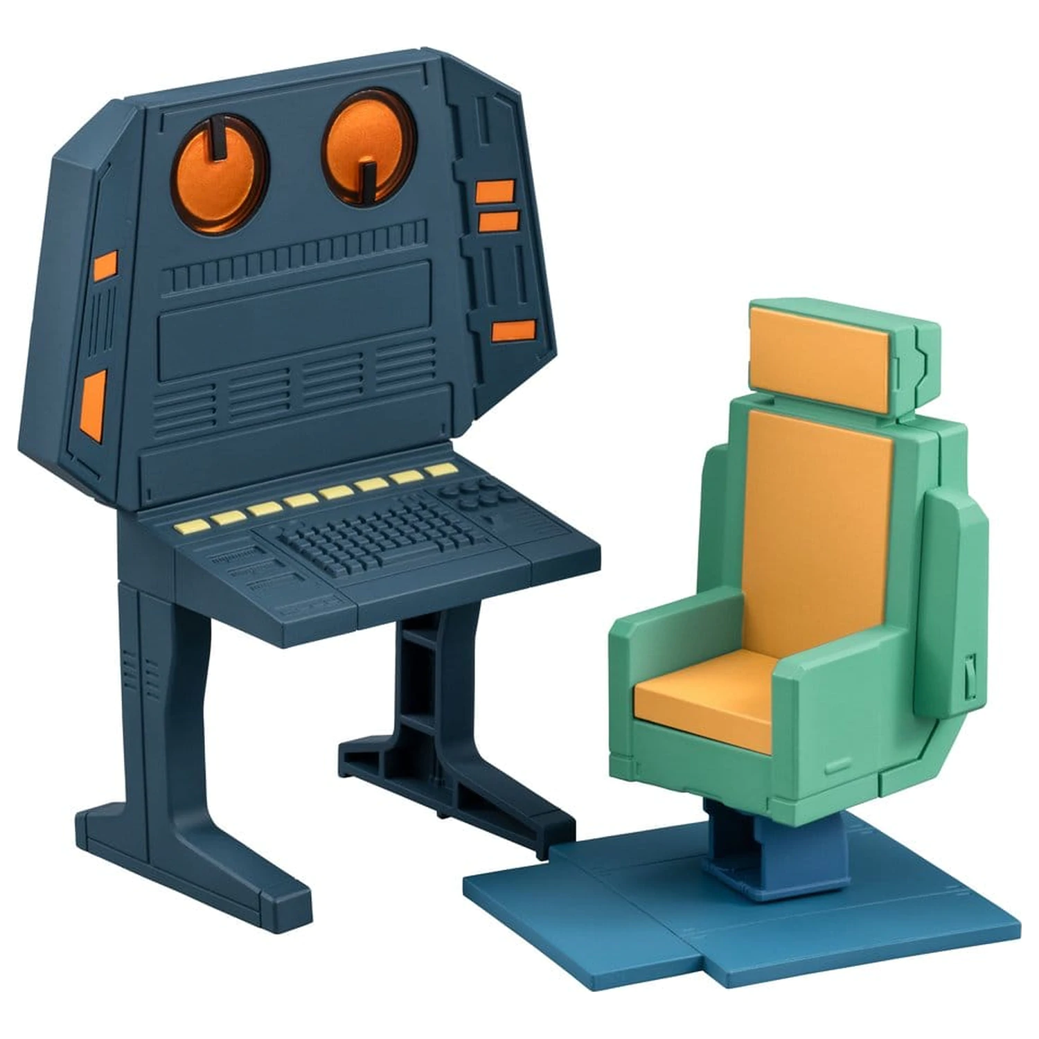 Mobile Suit Gundam G.M.G. Collection EX Diorama White Base Bridge Radio Operator Desk Set 10 cm (cu cadou) poza produsului