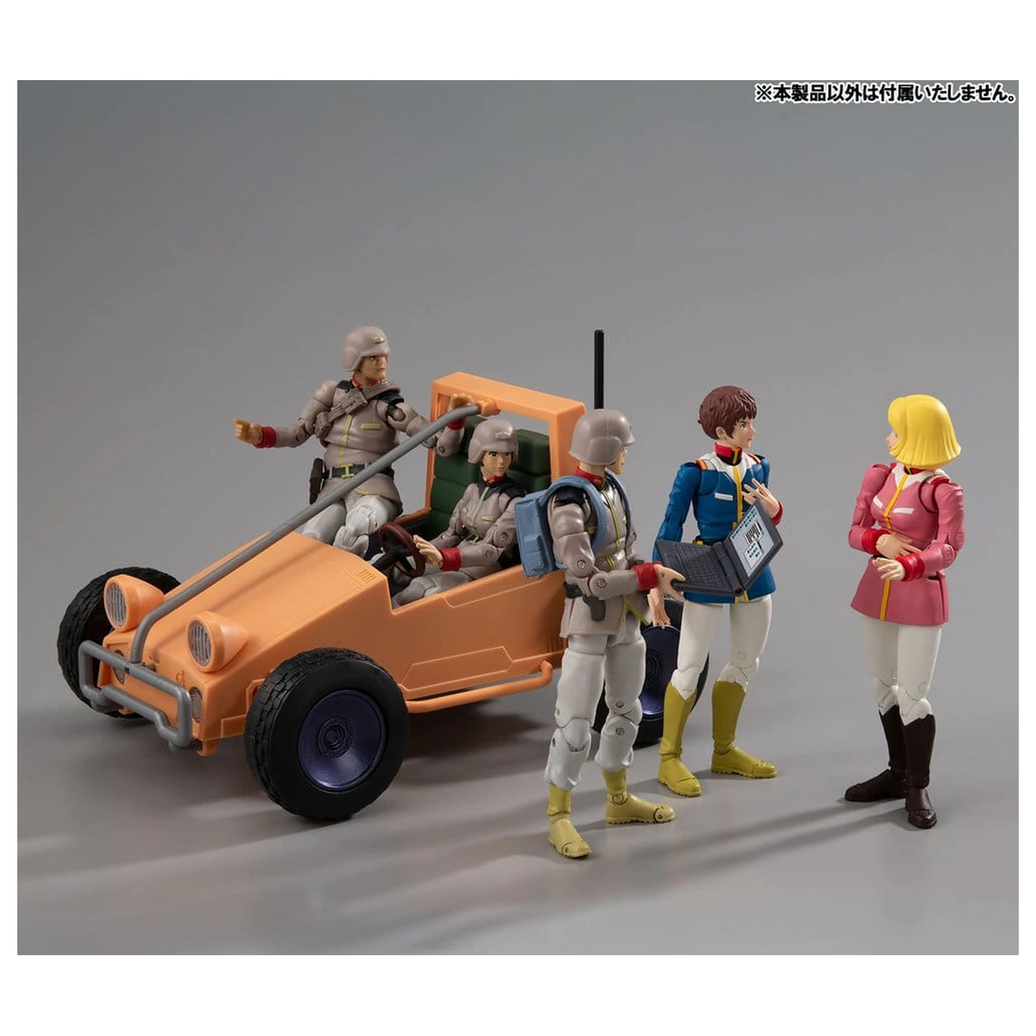 Mobile Suit Gundam G.M.G. Collection EX Diorama White Base Bridge Radio Operator Desk Set 10 cm (cu cadou) poza produsului
