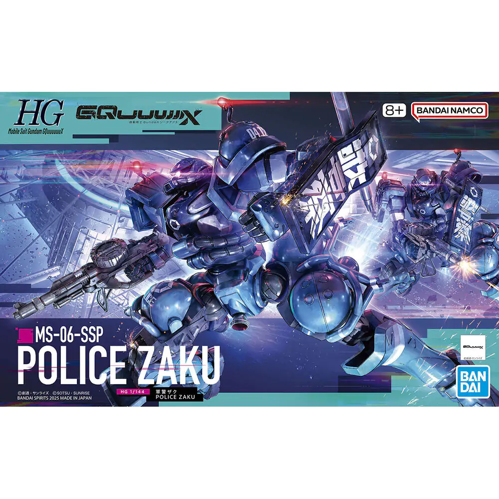 Mobile Suit Gundam GQuuuuuuX Police Zaku figurina poza produsului