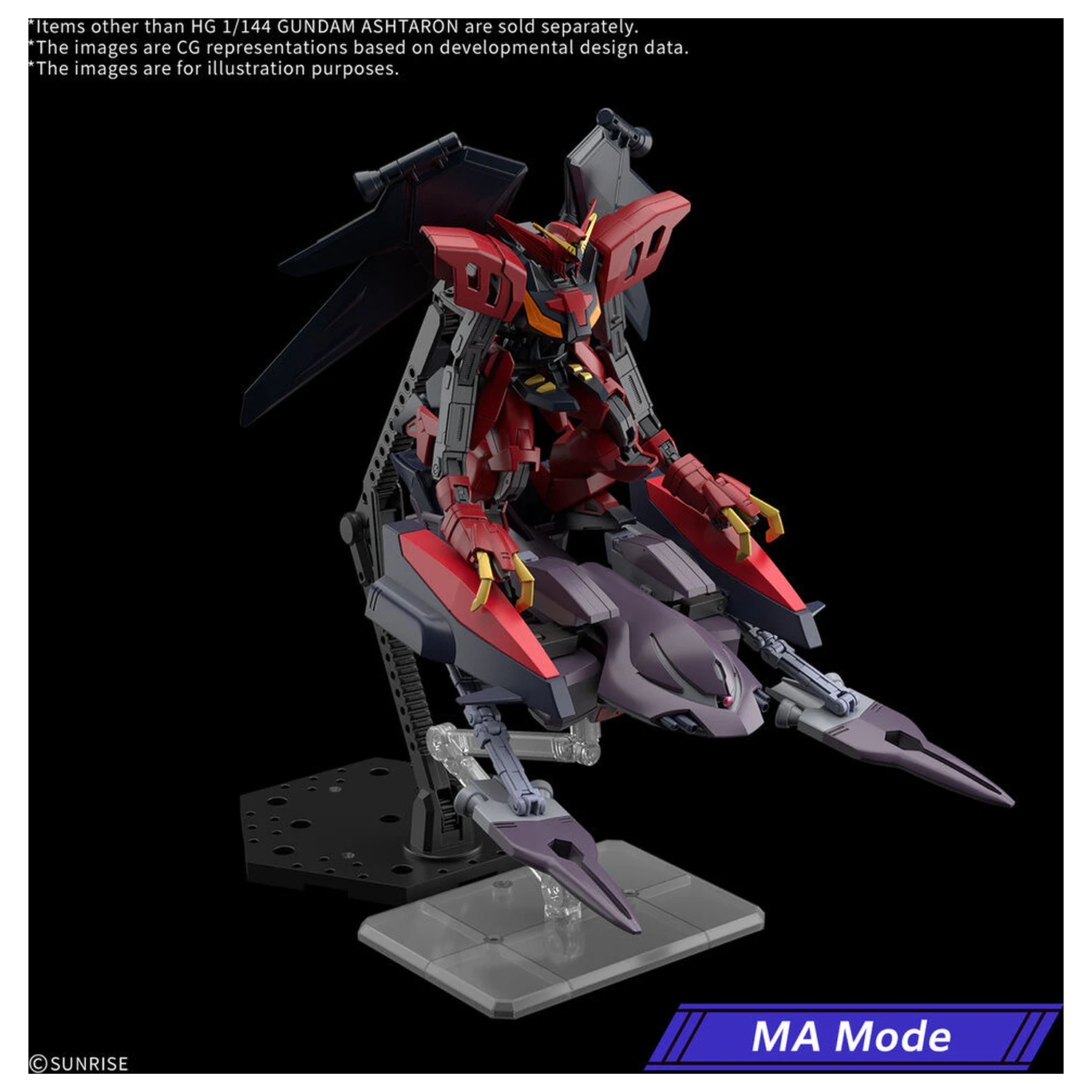 Mobile Suit Gundam - Gundam Ashtaron HG 1/144 set de model poza produsului
