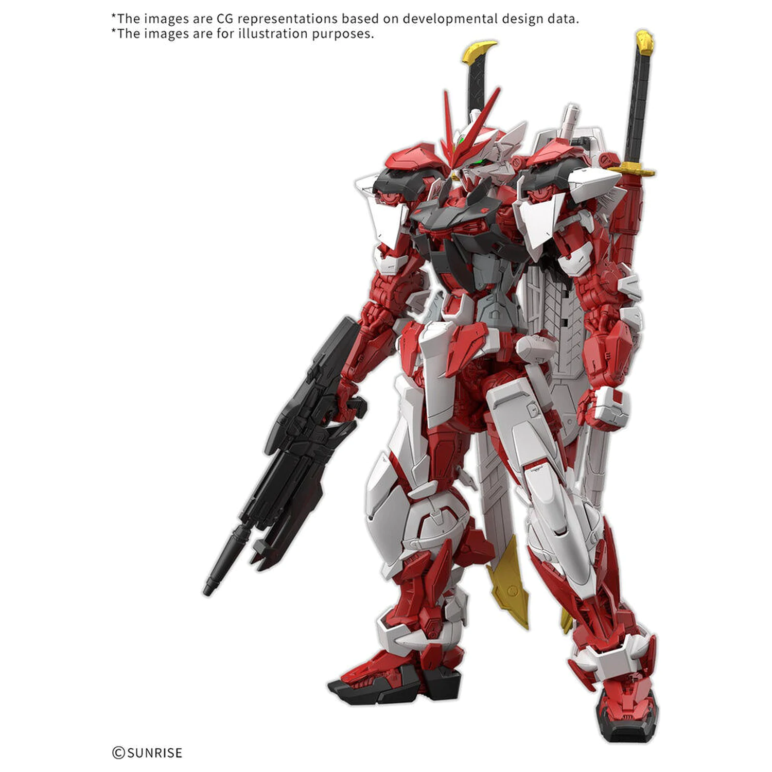 Mobile Suit Gundam - Gundam Liberty Astray Red Frame set de model 1/100 MG poza produsului