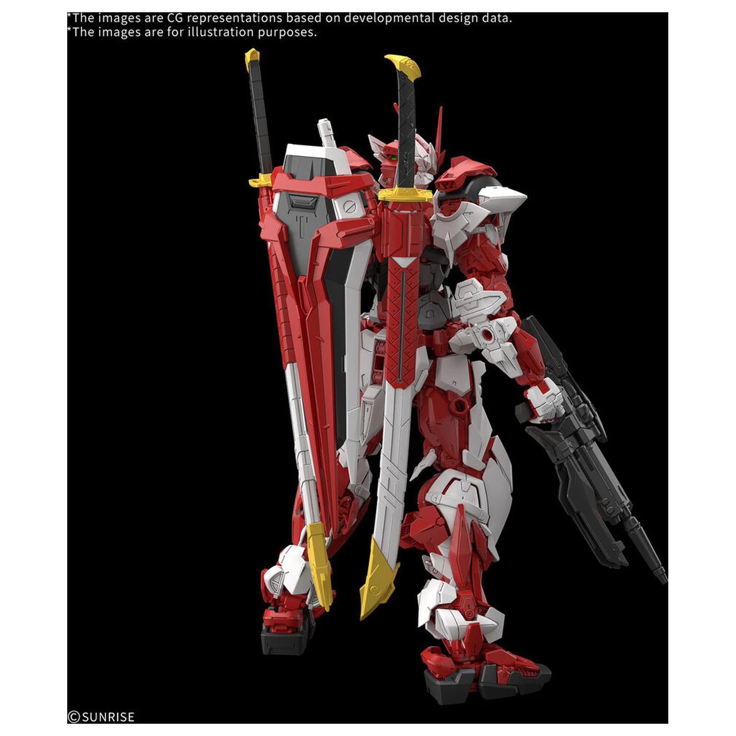 Mobile Suit Gundam - Gundam Liberty Astray Red Frame set de model 1/100 MG poza produsului