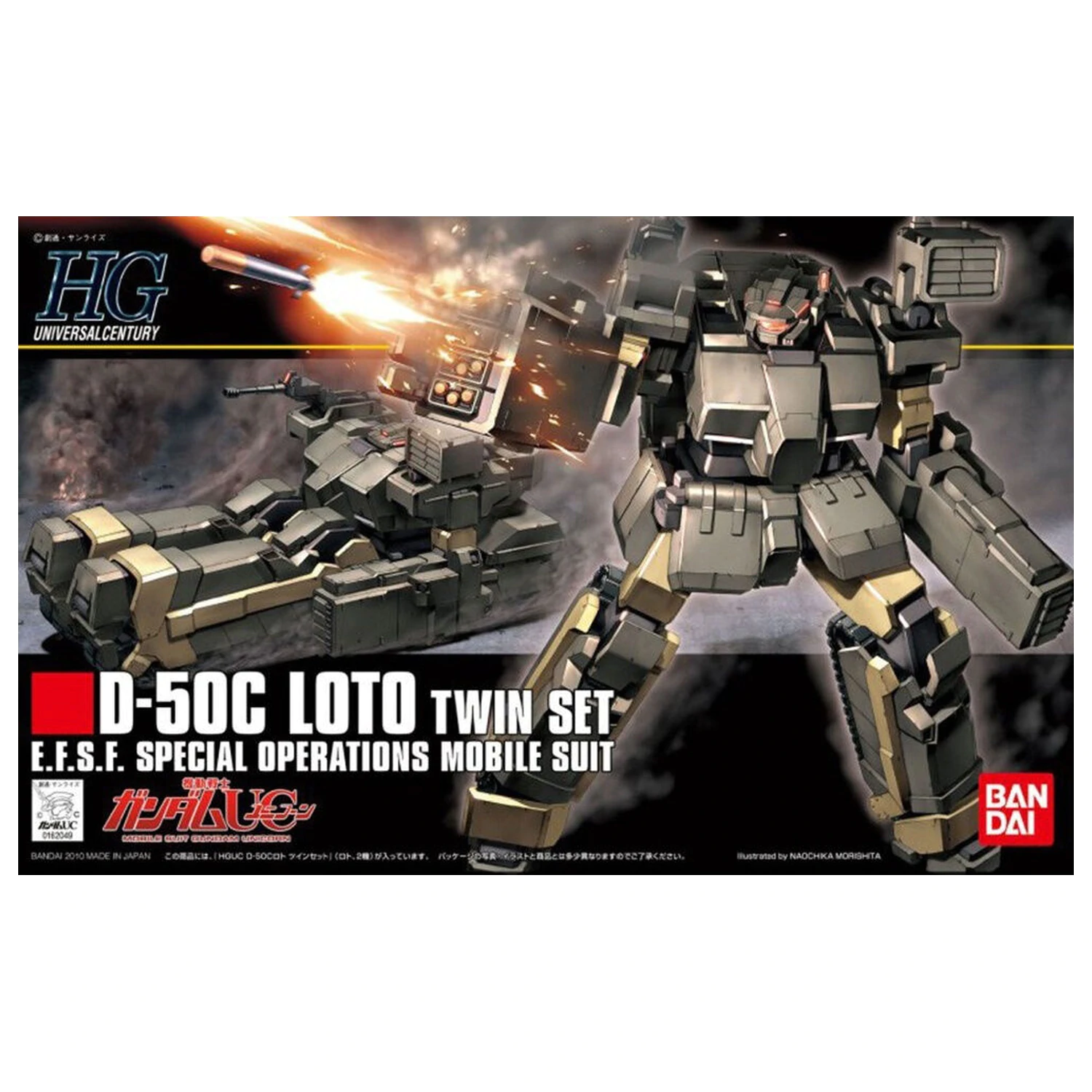 Mobile Suit Gundam HGUC 1/144 D-SOC Loto Twin set kit de model figurine poza produsului