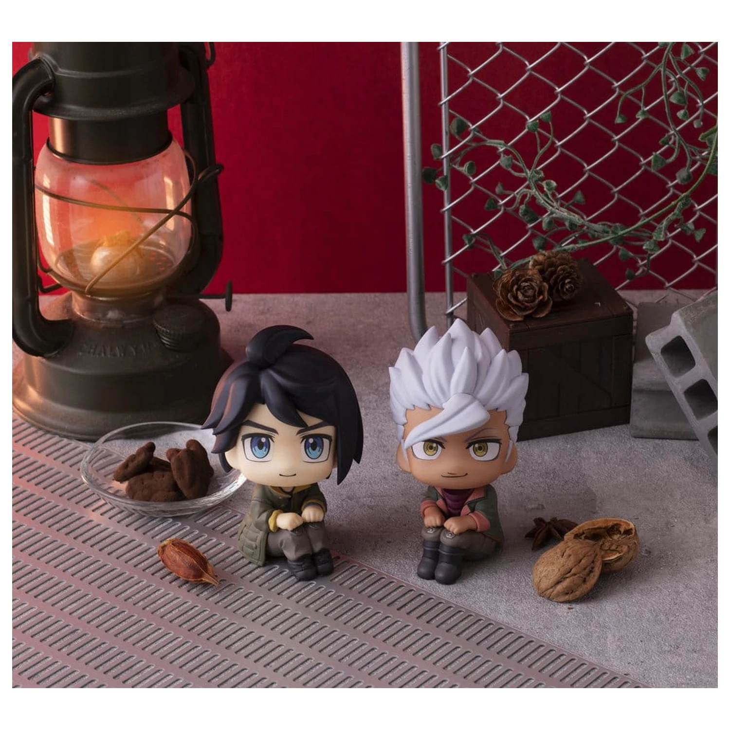 Mobile Suit Gundam Iron-Blooded Orphans Look Up statuete din PVC Mikazuki Augus & Orga Itsuka 11 cm (cu cadou) poza produsului