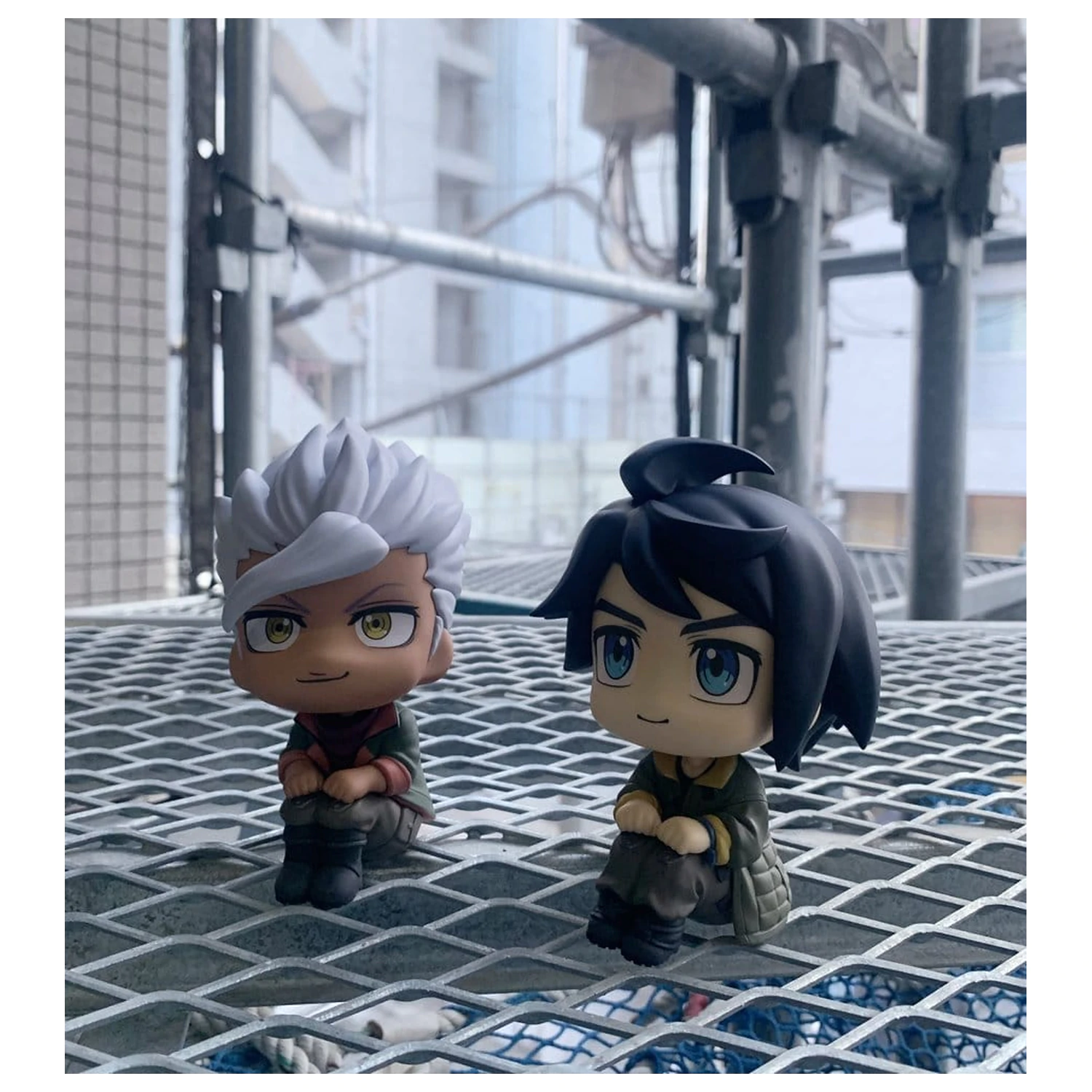 Mobile Suit Gundam Iron-Blooded Orphans Look Up statuete din PVC Mikazuki Augus & Orga Itsuka 11 cm (cu cadou) poza produsului