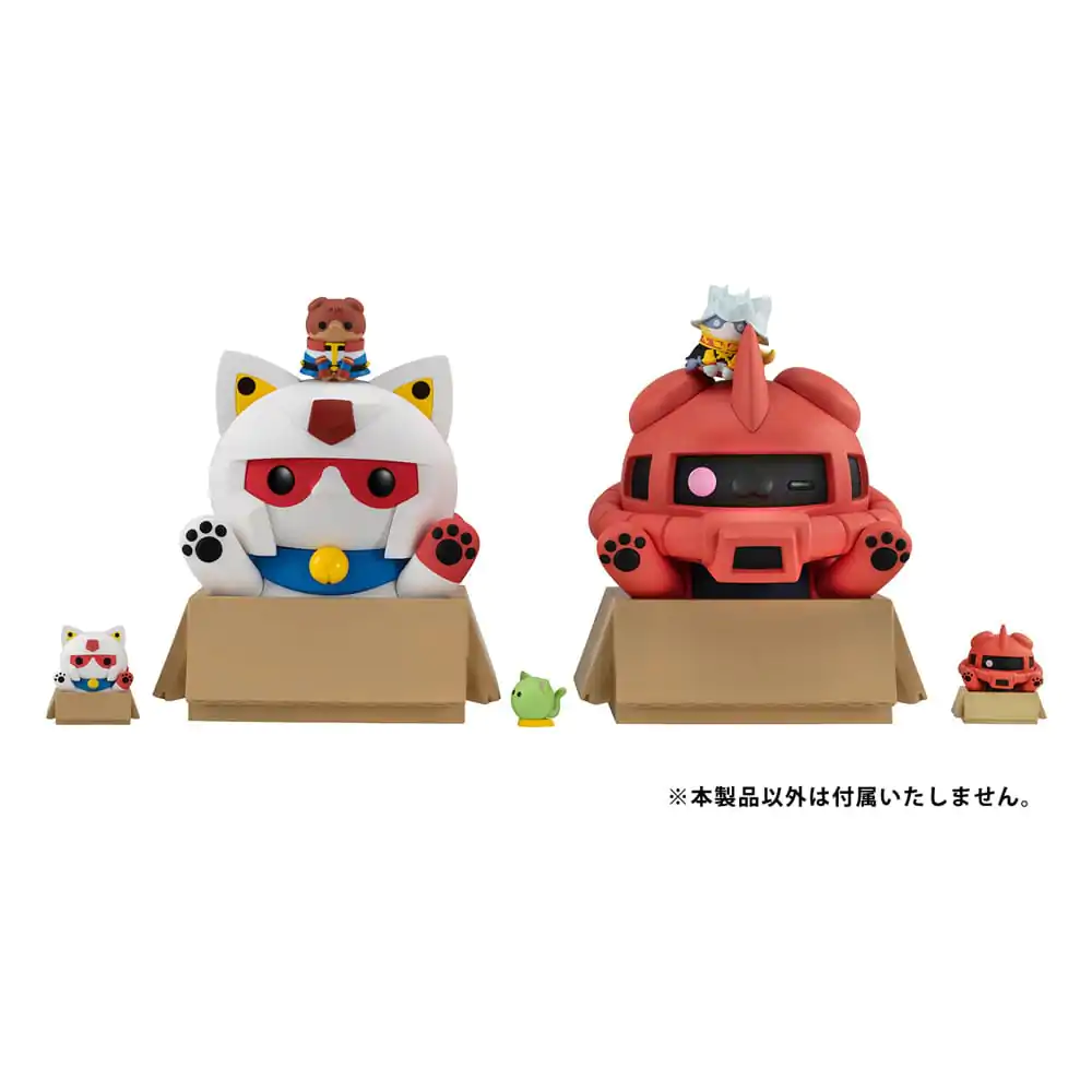 Mobile Suit Gundam Mega Cat Project Nyanto! Seria Big Nyandam Figurina de schimb Char's Zaku 14 cm poza produsului