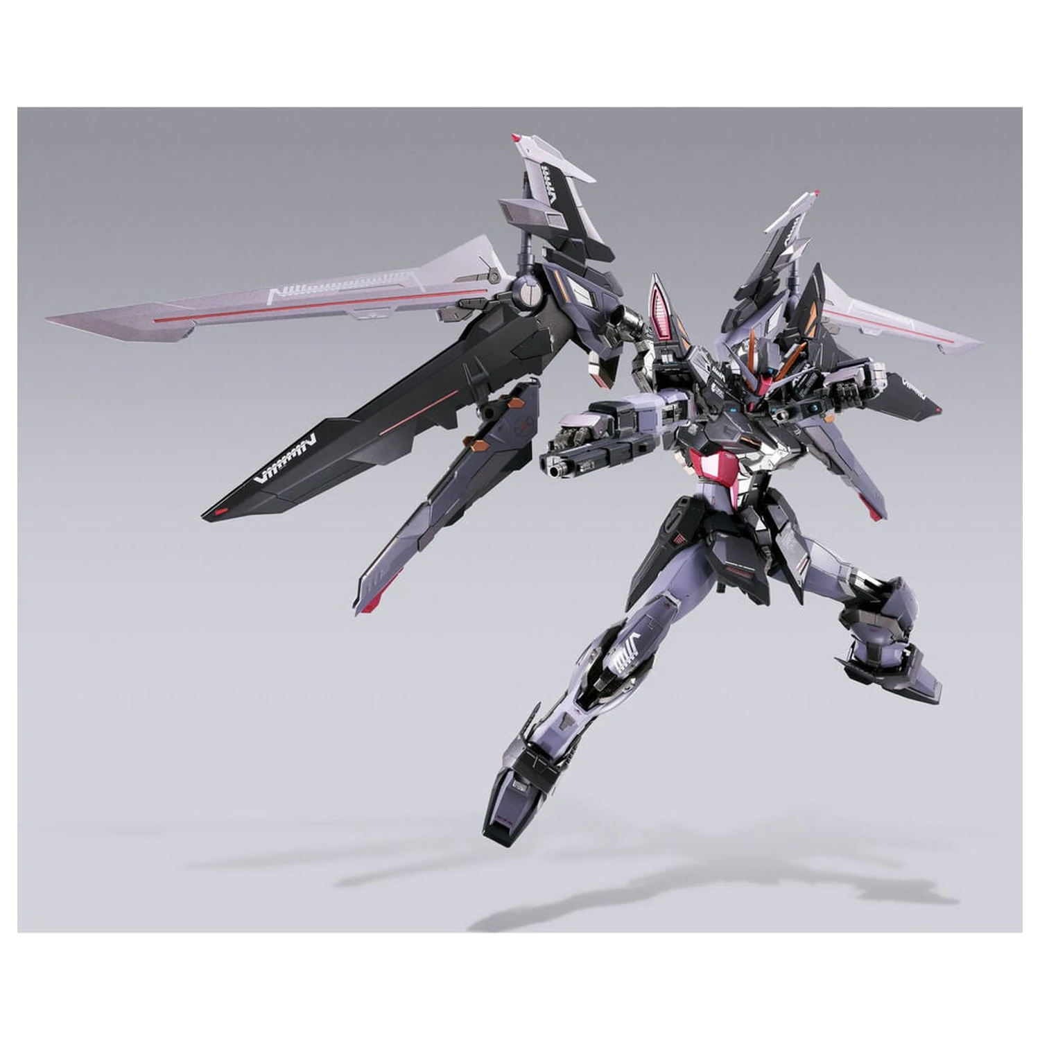 Figurina Mobile Suit Gundam Metal Robot Spirits Strike Noir Gundam 20th Memorial Color 18 cm poza produsului