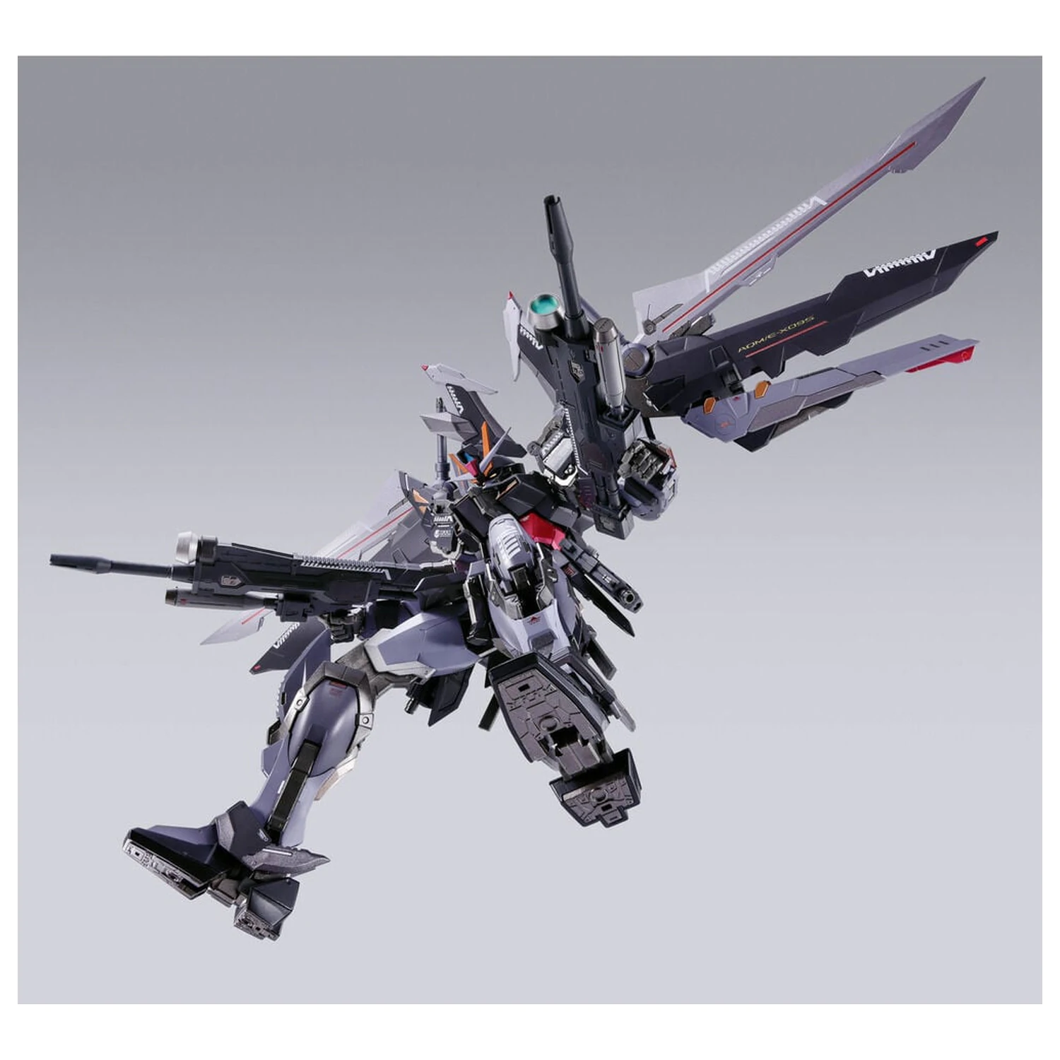 Figurina Mobile Suit Gundam Metal Robot Spirits Strike Noir Gundam 20th Memorial Color 18 cm poza produsului